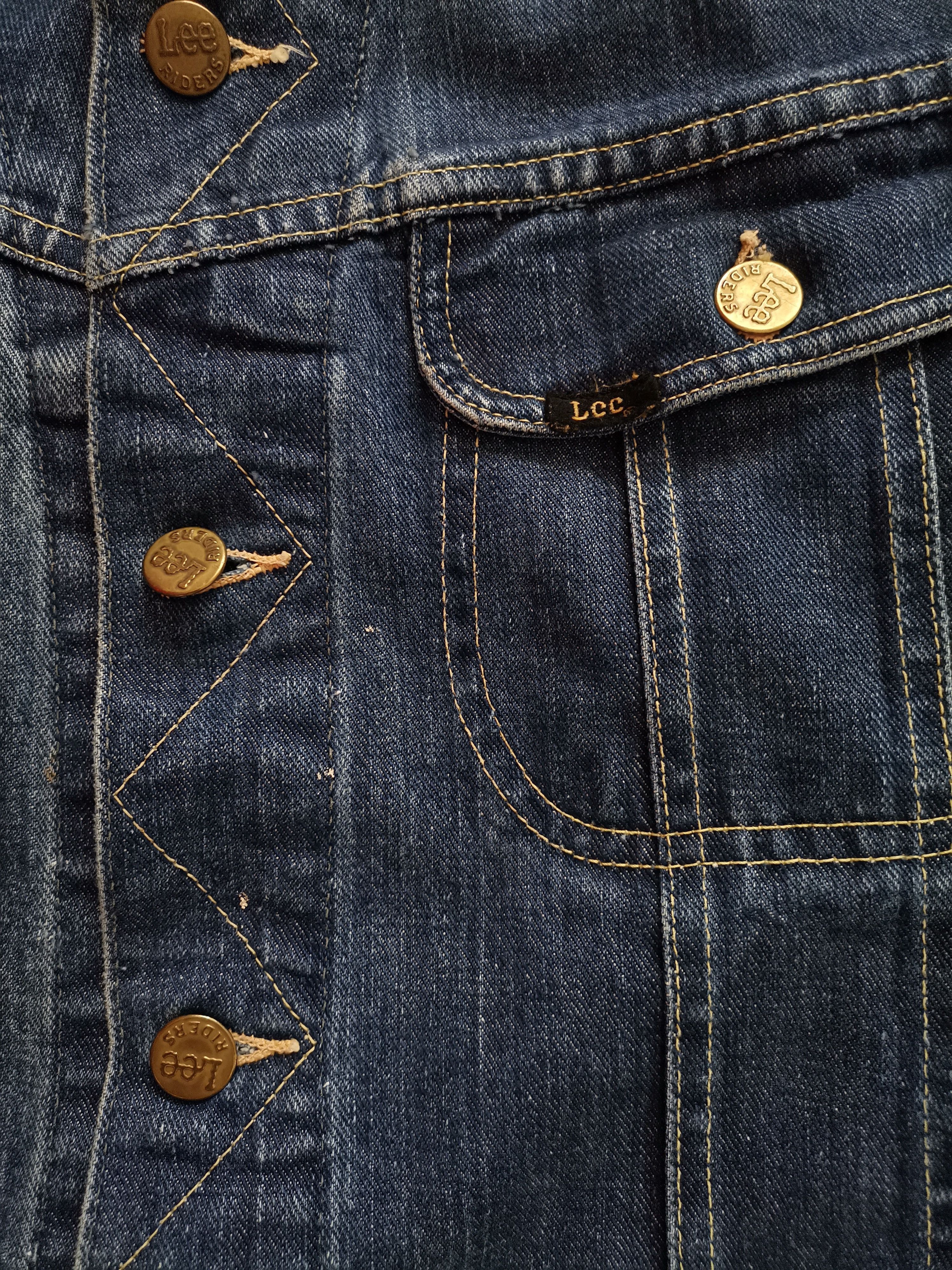 Lee × Vintage Vintage Lee Women's Denim Jacket Size M / US 6-8 / IT 42-44 - 3 Thumbnail
