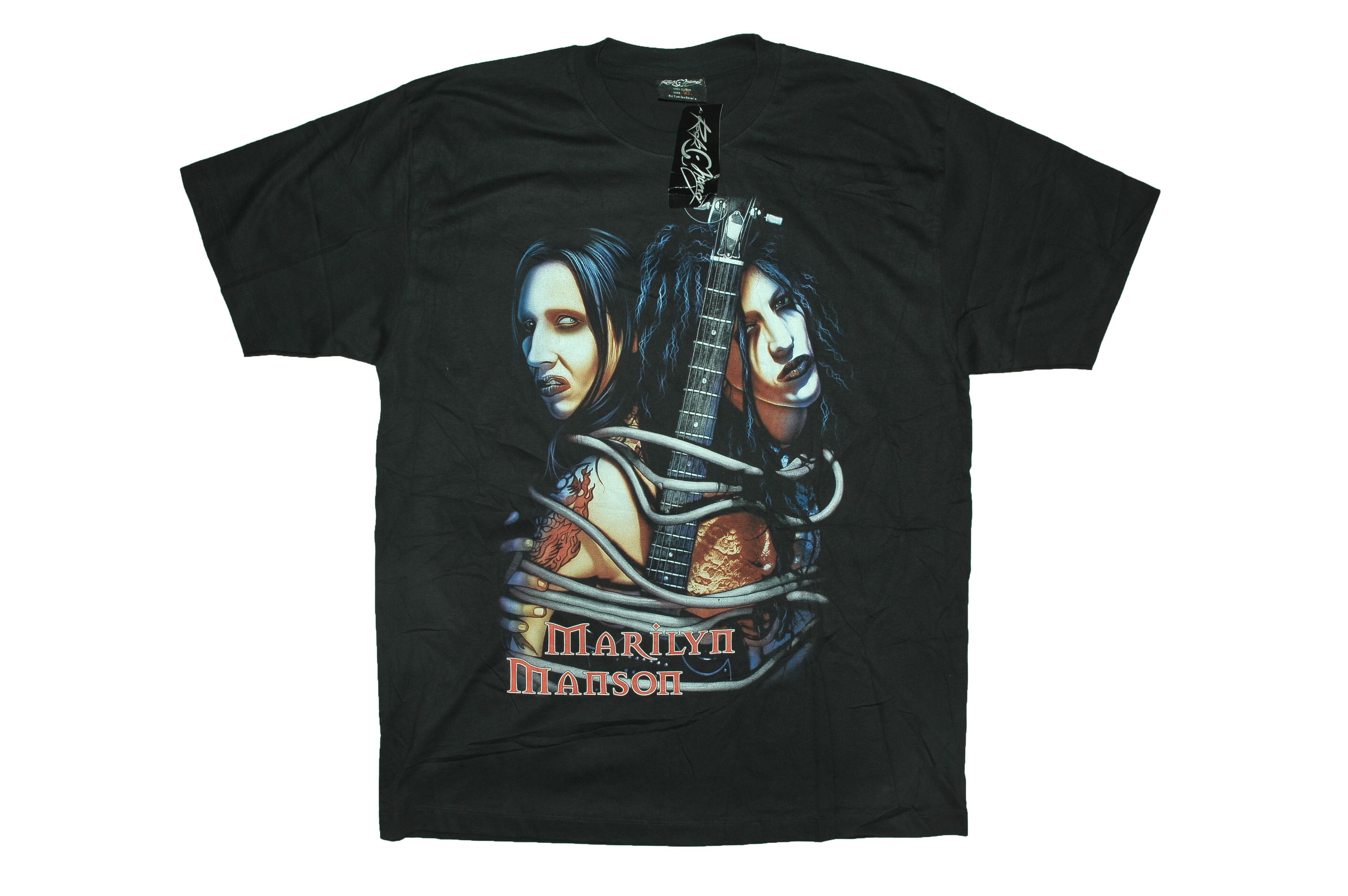 Vintage Vintage Marilyn Manson T-shirt Size US XL / EU 56 / 4 - 1 Thumbnail