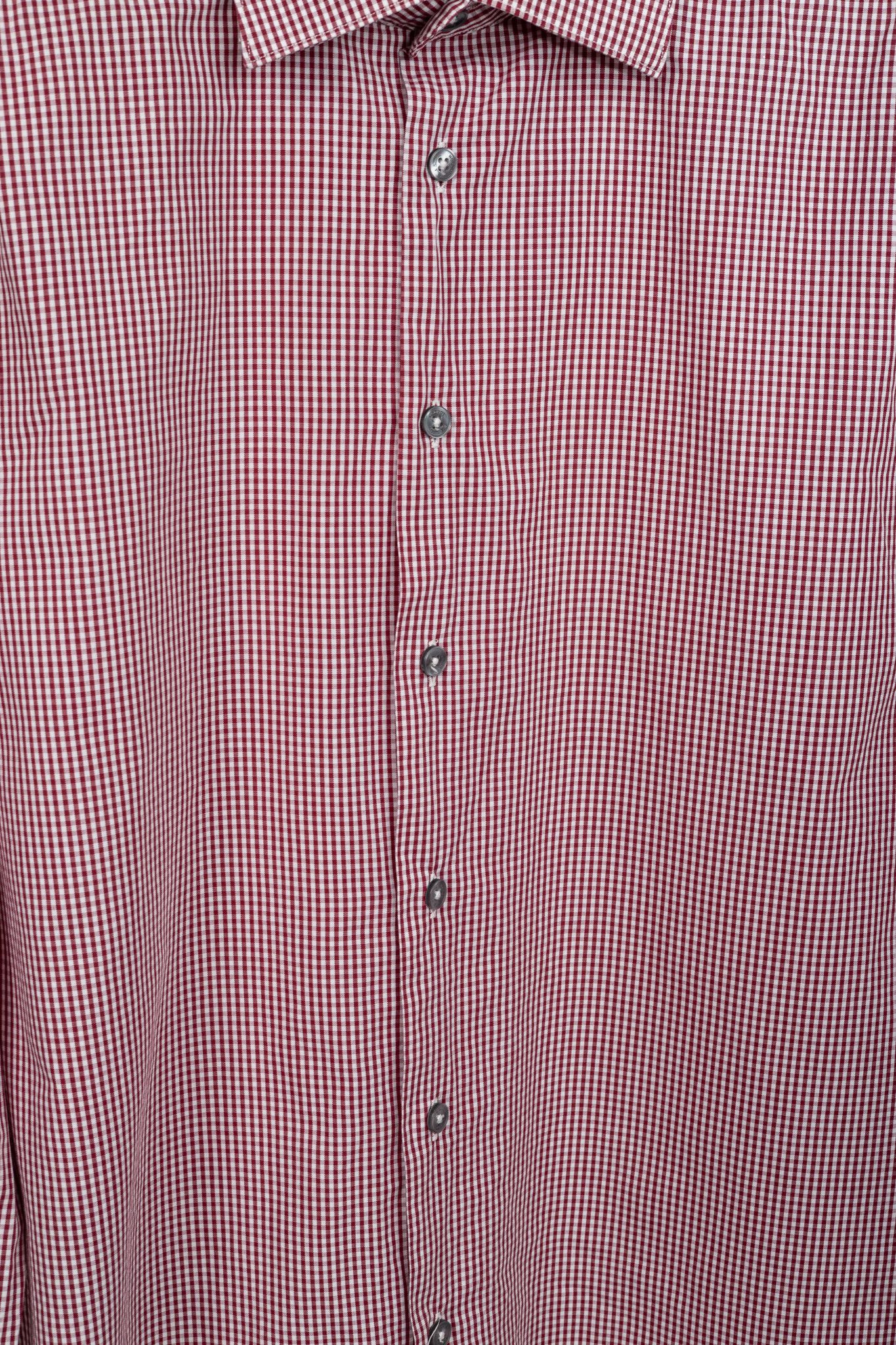 Paul Smith Paul Smith Byard Red & White Gingham Poplin Buttoned Shirt Size US L / EU 52-54 / 3 - 8 Thumbnail