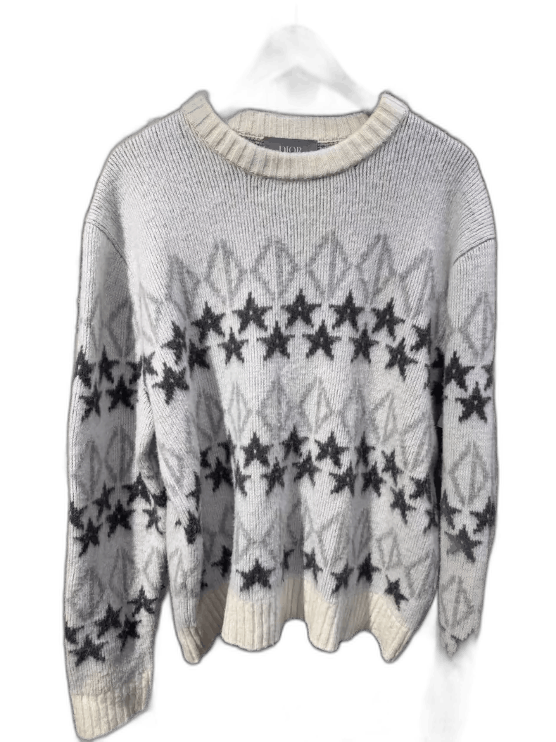 Dior New Dior Star Pattern Sweater XL Size Size US XL / EU 56 / 4 - 1 Thumbnail