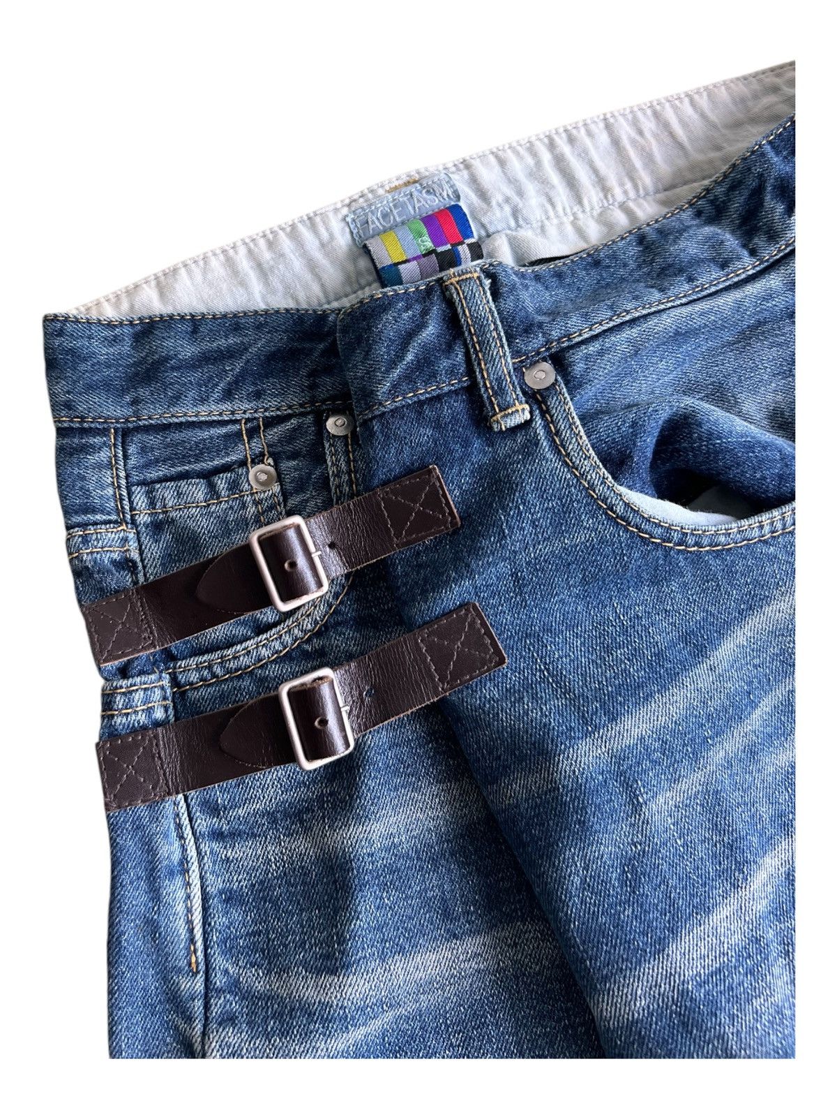 Facetasm ARCHIVE SS16 Facetasm Asymmetrical Unusual Cut Selvage Denim Size US 32 / EU 48 - 4 Thumbnail
