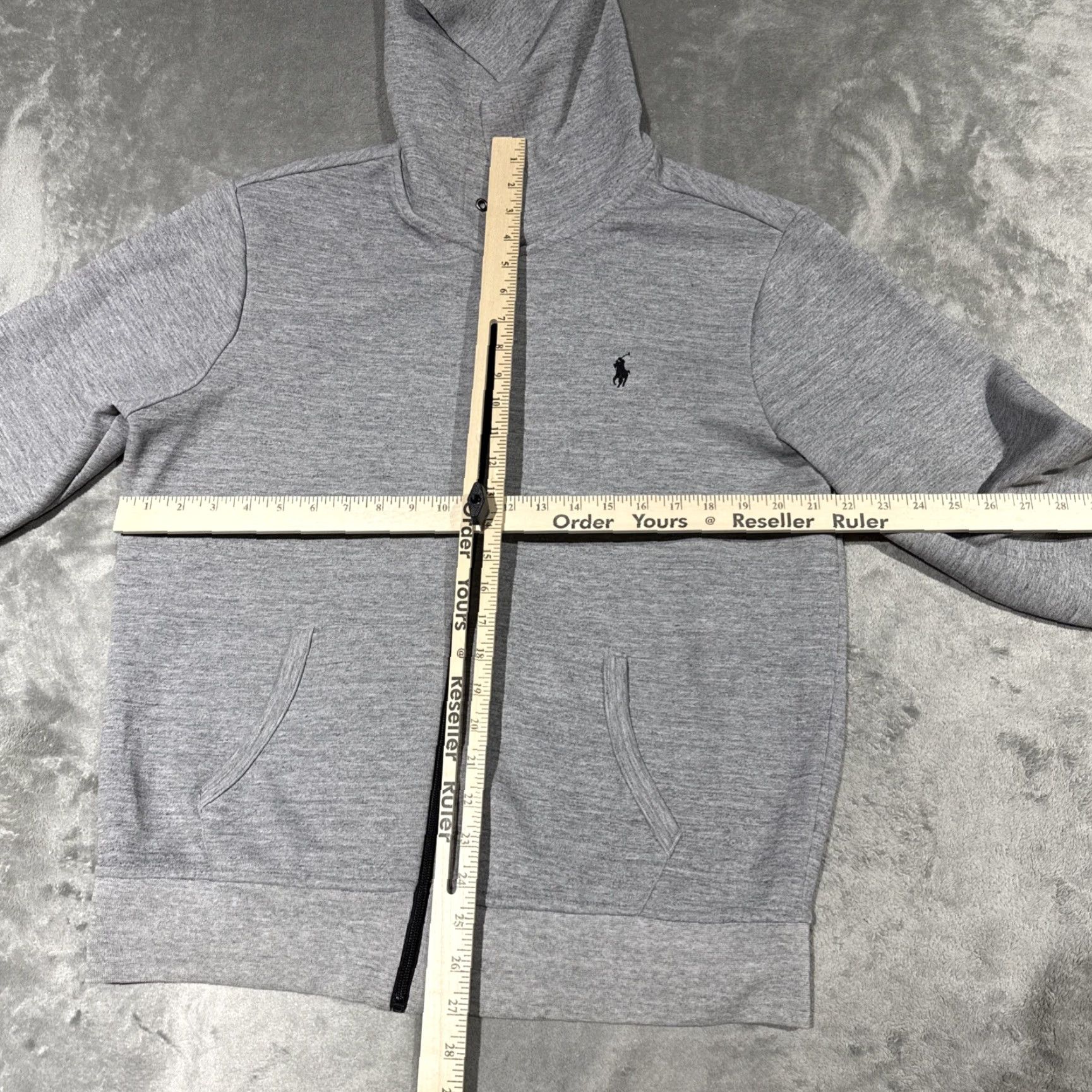 Polo Ralph Lauren Polo Ralph Lauren Hoodie Mens Large Gray Double Knit Tech Fleece Zip Hoodie Full Zip Everyday Wear Mens L Gray Polo Ralph Lauren Hoodie Size US L / EU 52-54 / 3 - 4 Thumbnail