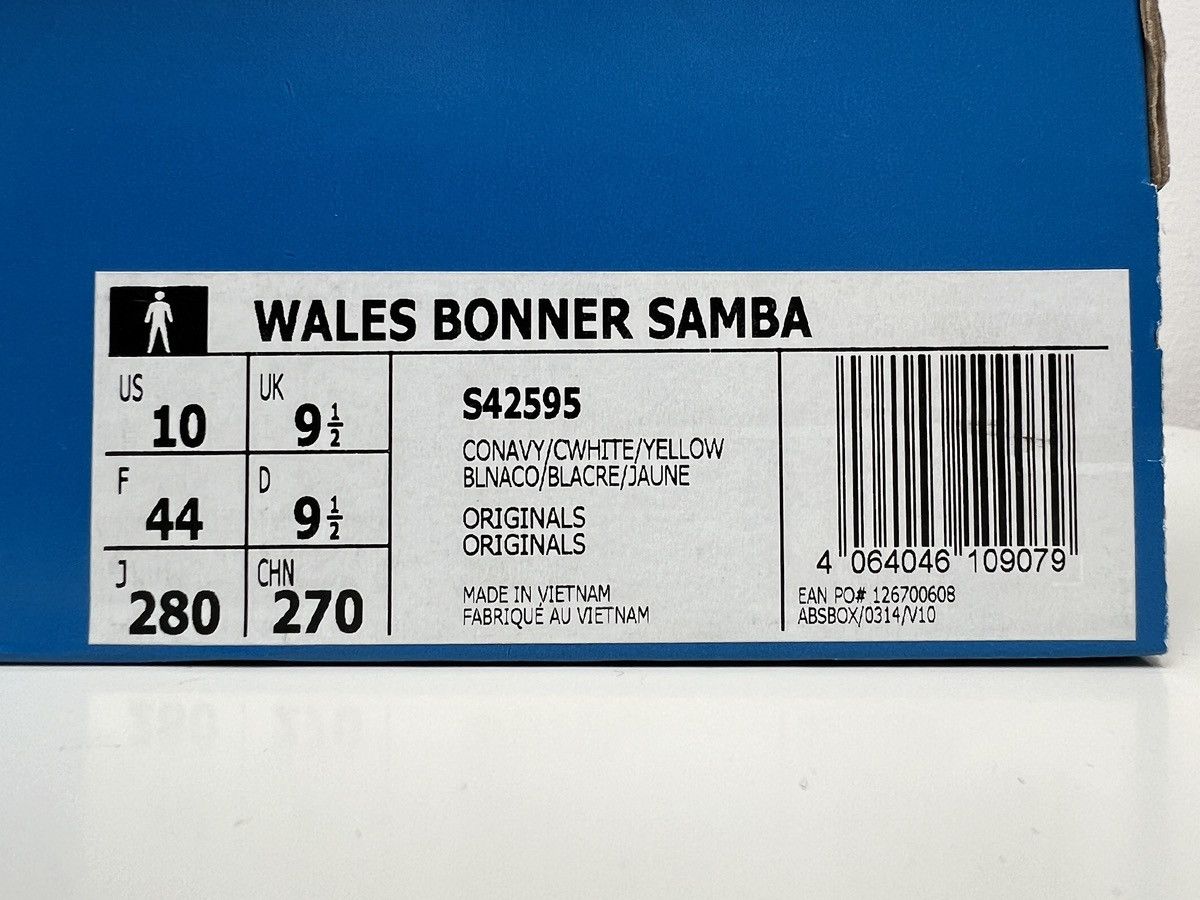 Adidas × Wales Bonner adidas x Wales Bonner Samba 'Collegiate Navy Yellow' Size US 10 / EU 43 - 3 Thumbnail