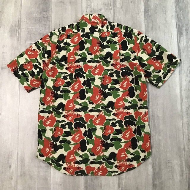 Bape BAPE Fire camo shirt a bathing ape flame NIGO Grailed