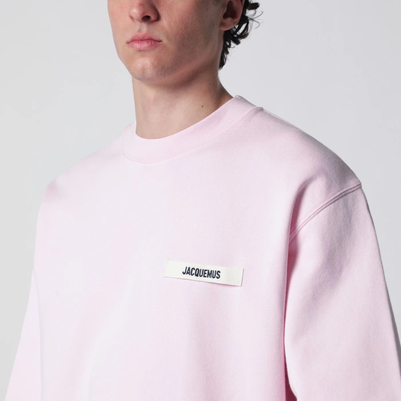Jacquemus o1d2blof0526 Logo Sweatshirt in Pink Size US XL / EU 56 / 4 - 4 Thumbnail