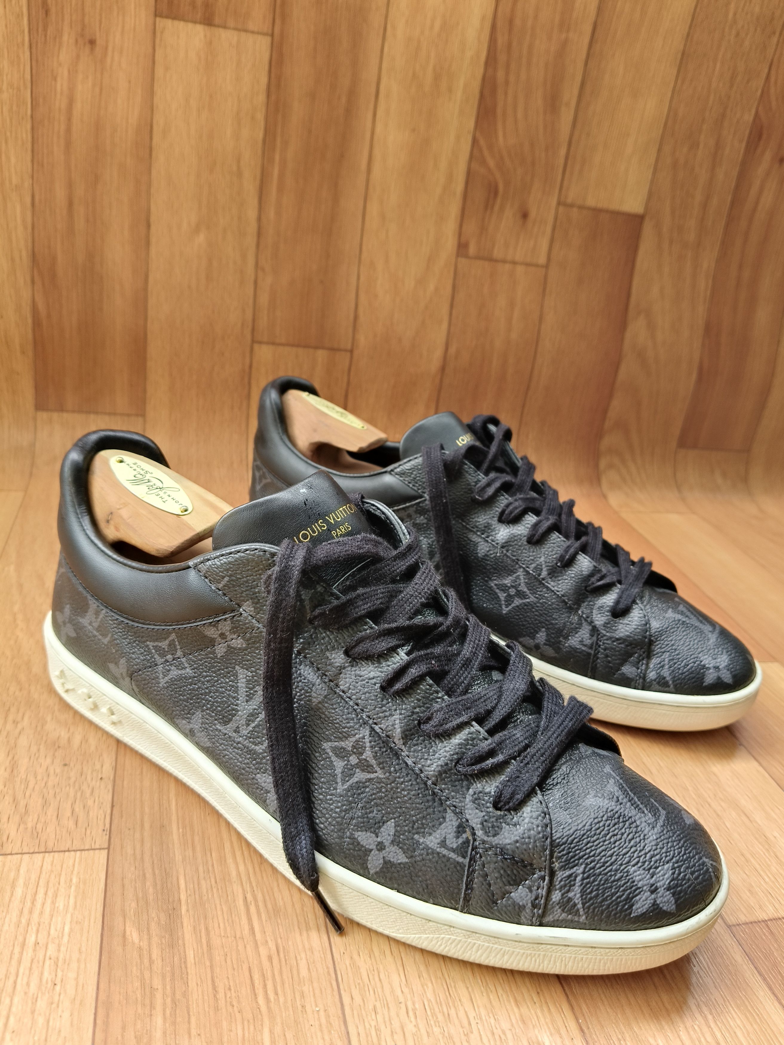Louis Vuitton 🔵 Louis Vuitton Luxembourg monogram low top sneakers Size US 7.5 / EU 40-41 - 3 Thumbnail