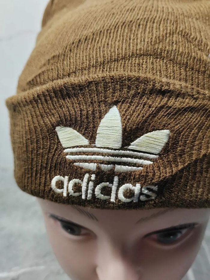 Adidas Vintage Adidas Beanie Size ONE SIZE - 3 Thumbnail