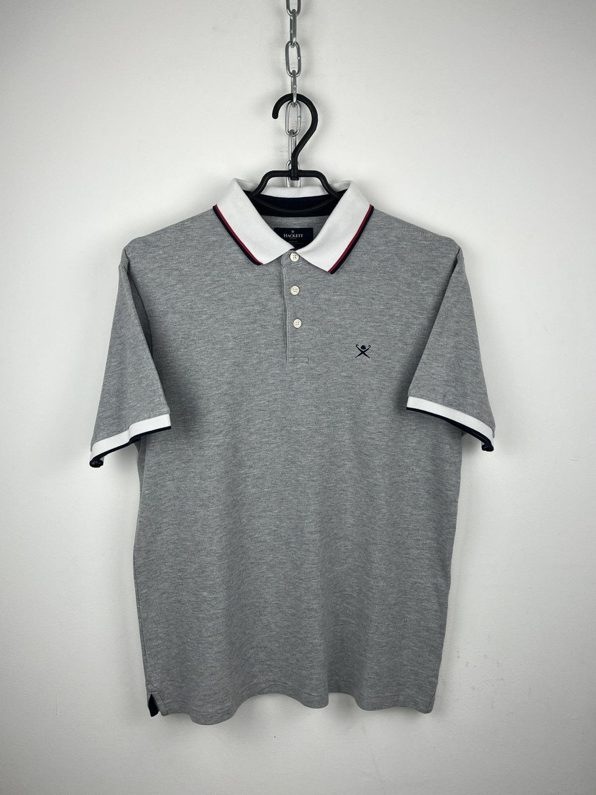 Hackett Hackett London Grey Polo Short Sleeve Shirt Size US L / EU 52-54 / 3 - 1 Thumbnail