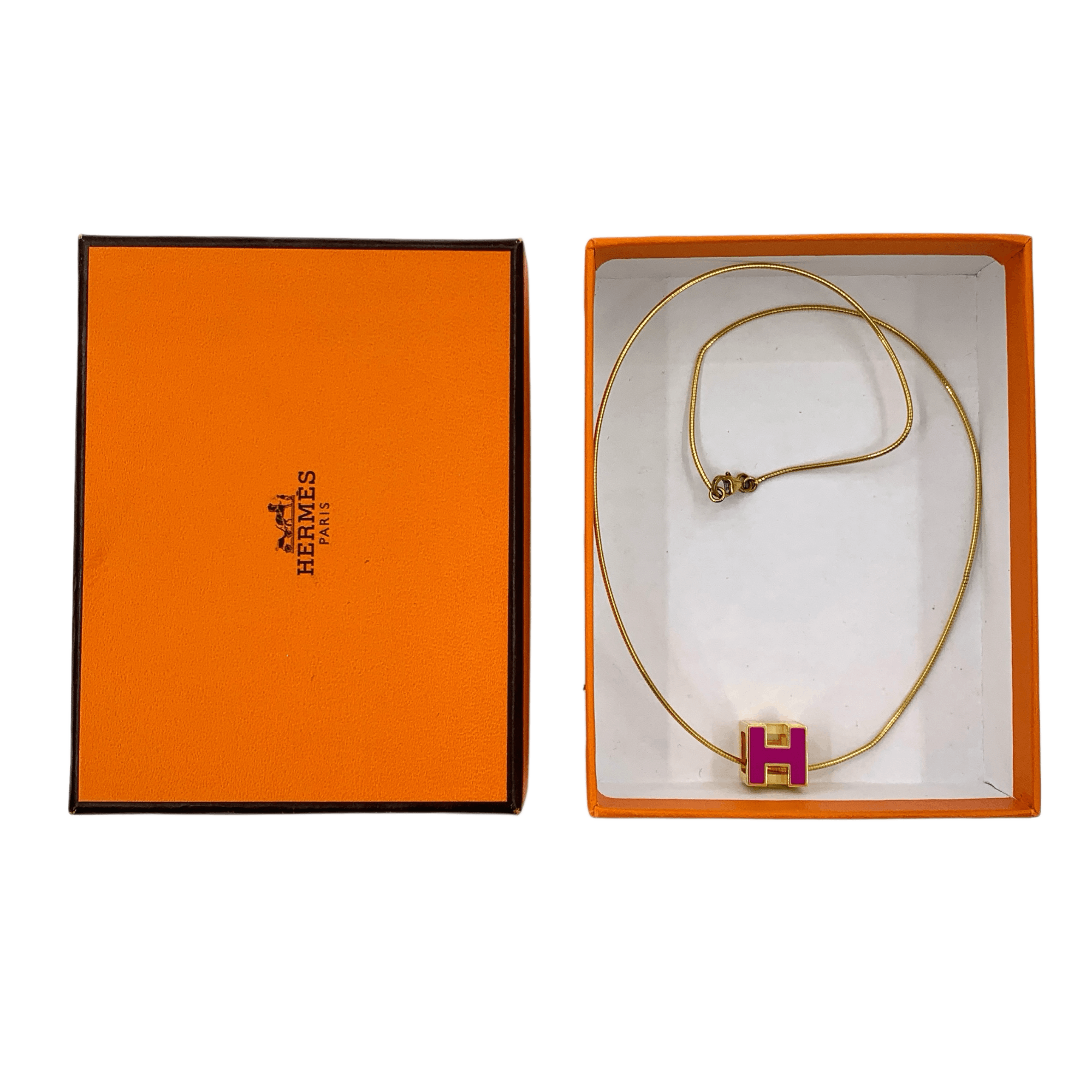 Hermes Hermes Cage d’H Necklace Gold Size ONE SIZE - 8 Thumbnail