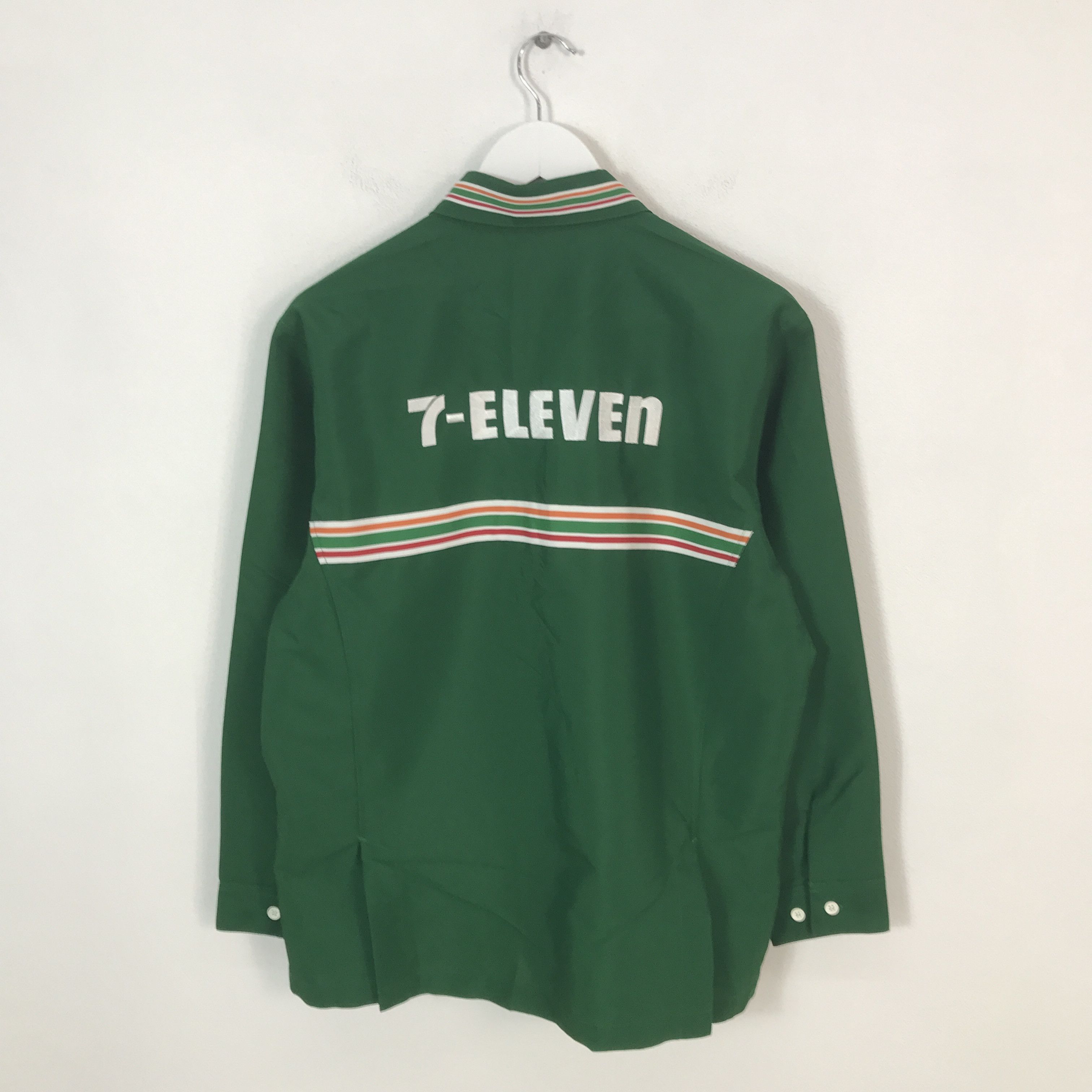 Japanese Brand 7 eleven japan green uniform shirt jacket Size US M / EU 48-50 / 2 - 1 Thumbnail