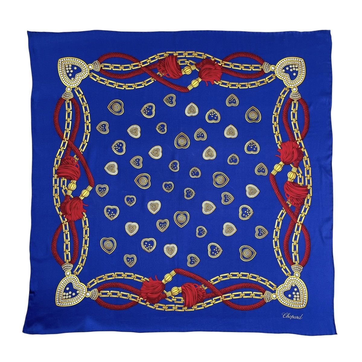 Chopard Chopard Swiss Luxury Vintage Silk Scarf Size ONE SIZE - 1 Thumbnail