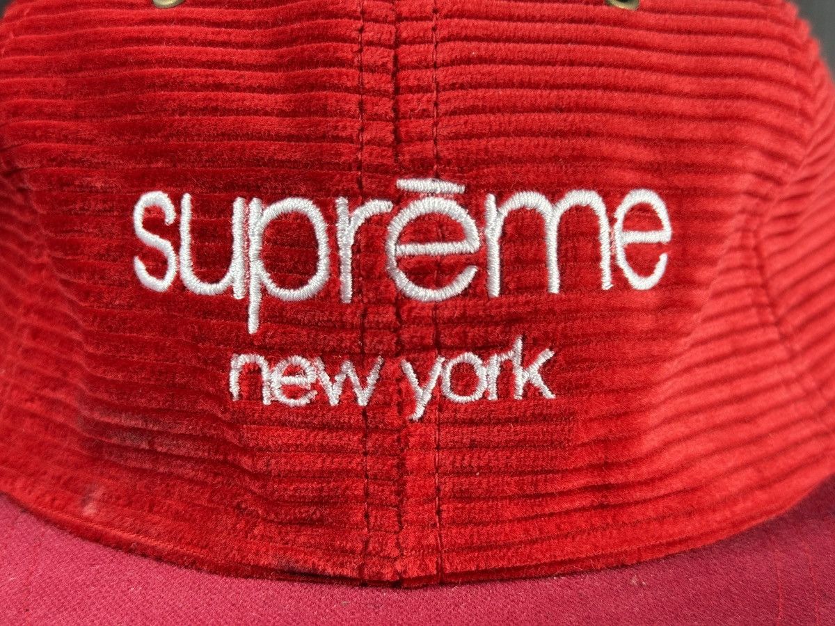 Supreme SUPREME FW16 CORDUROY CLASSIC LOGO 6 PANEL RED HAT BRAND NEW Size ONE SIZE - 8 Thumbnail
