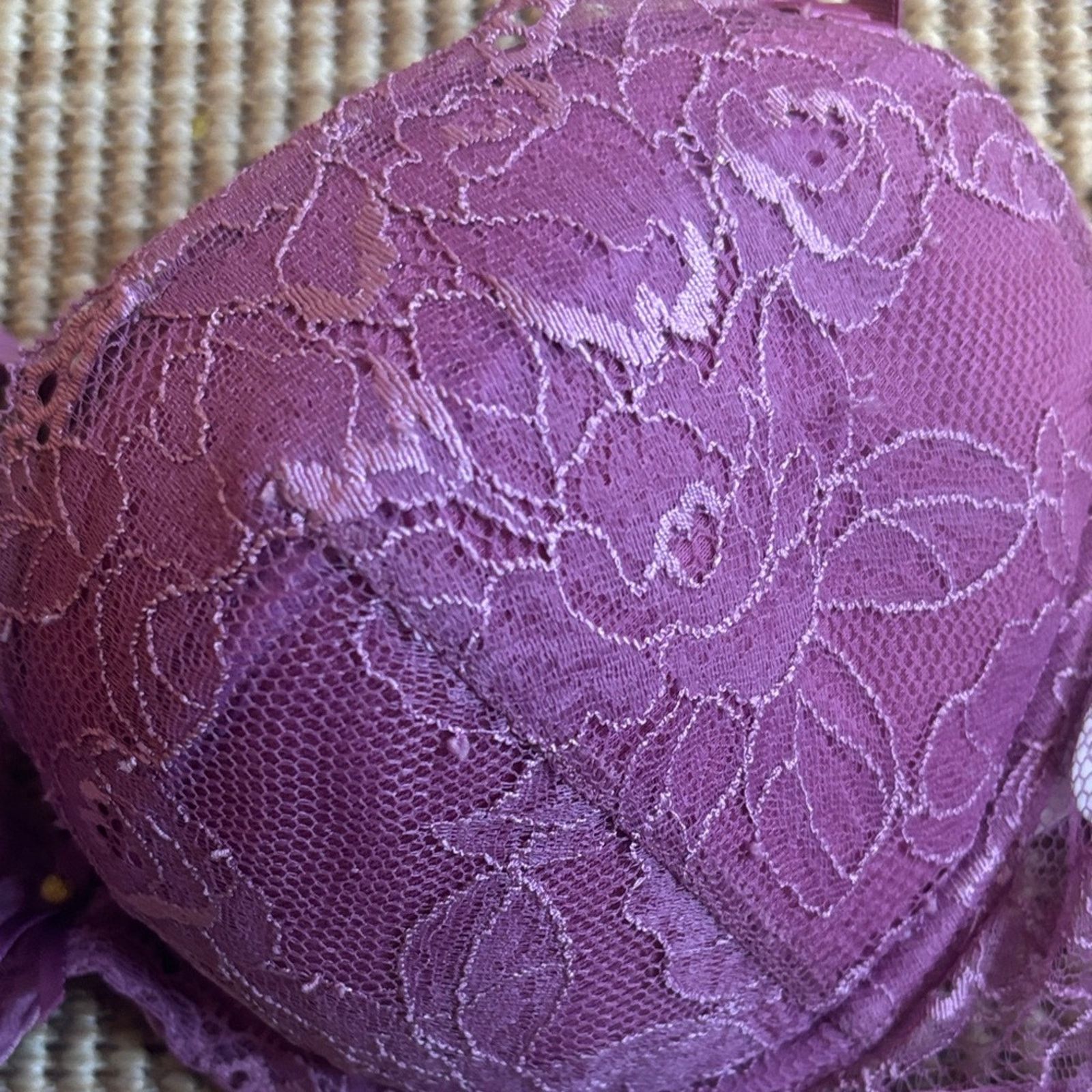 La Perla La Perla Lace Underwire Bra in Plum Size 36 B Size ONE SIZE - 5 Thumbnail