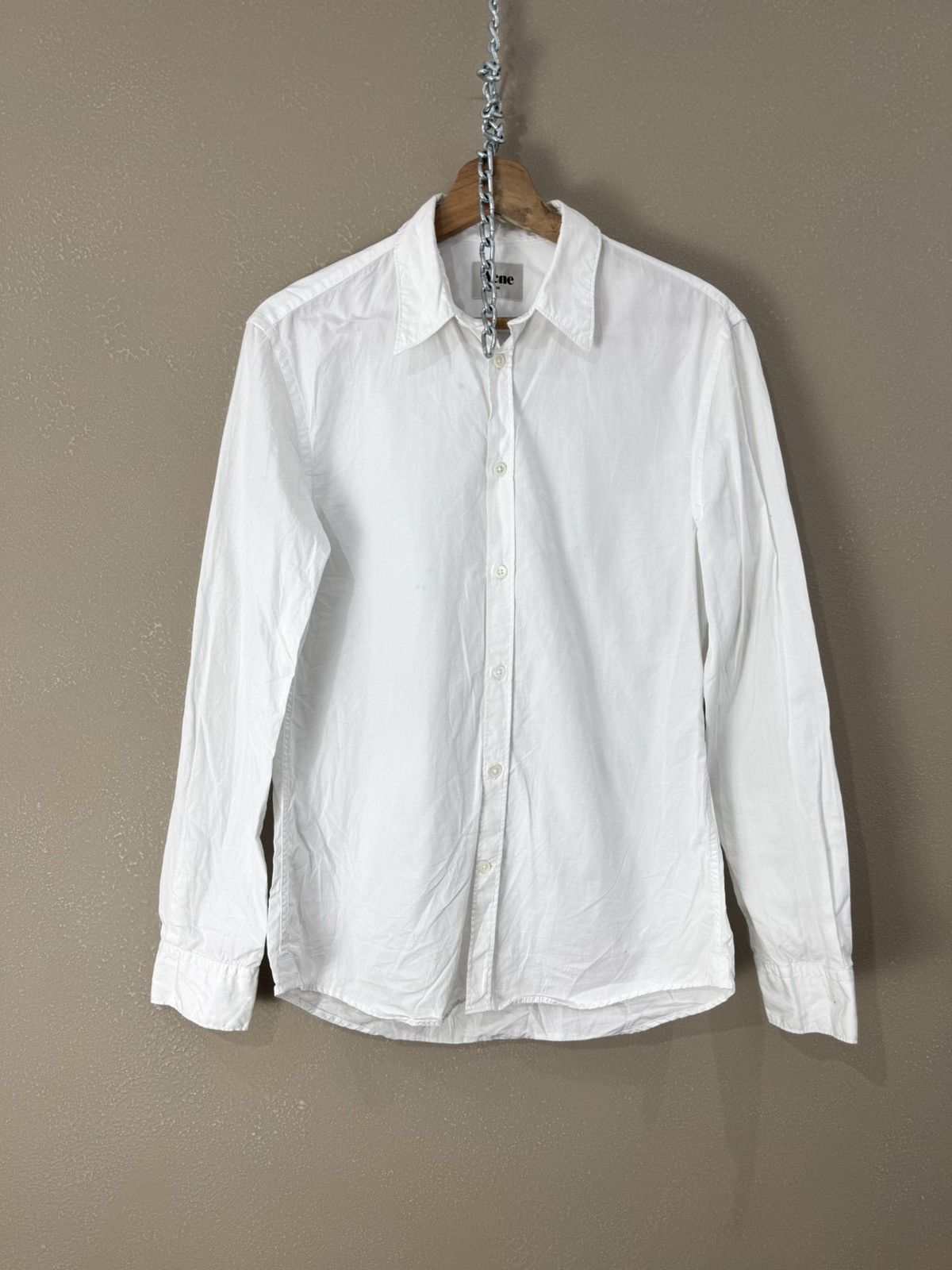 Acne Studios Acne Studios Shirt 40 White Casual Button Down Glam Size US S / EU 44-46 / 1 - 1 Thumbnail