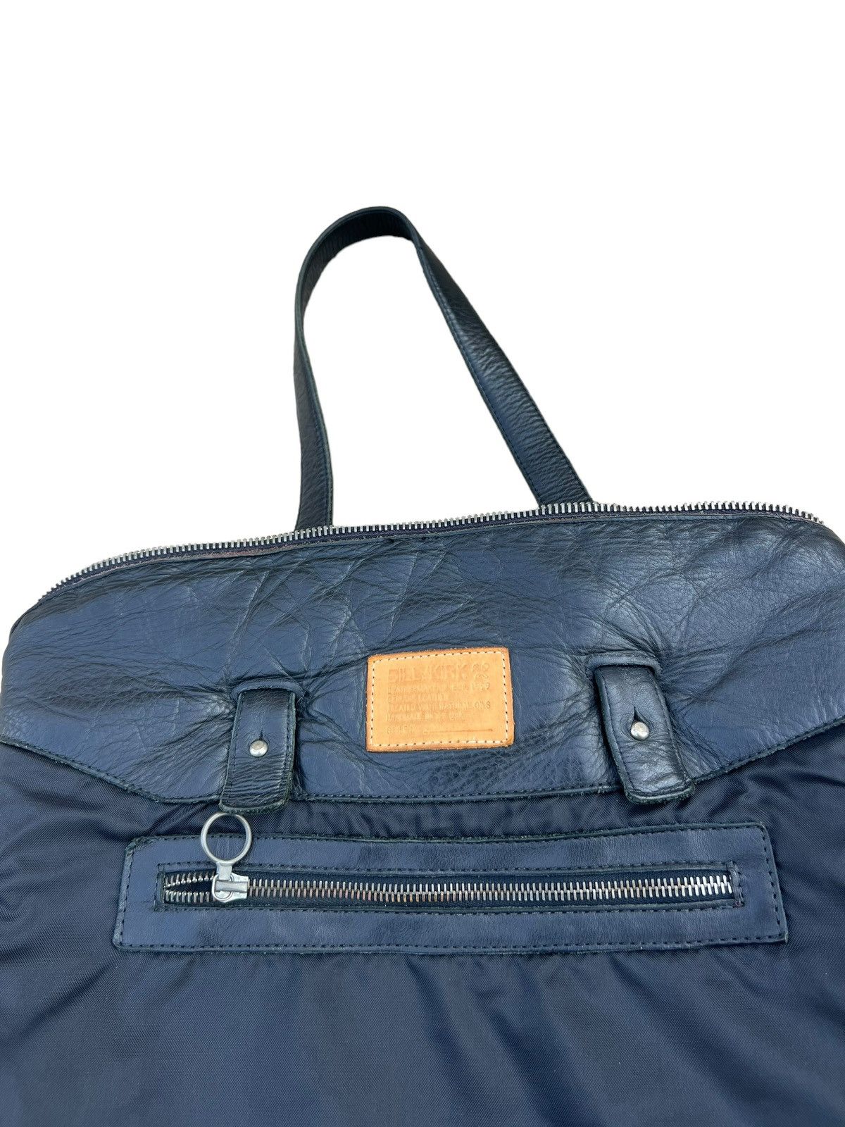 Billykirk Vintage Billykirk Handmade Distress Waxed Canvas Leather Bag Size ONE SIZE - 18 Thumbnail