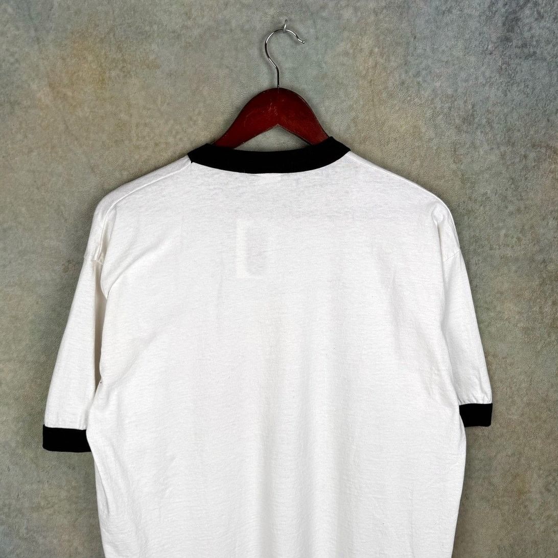 NFL × Vintage VTG Pittsburgh Steelers NFL T Shirt Mens Sz L Ringer White Size US L / EU 52-54 / 3 - 8 Thumbnail
