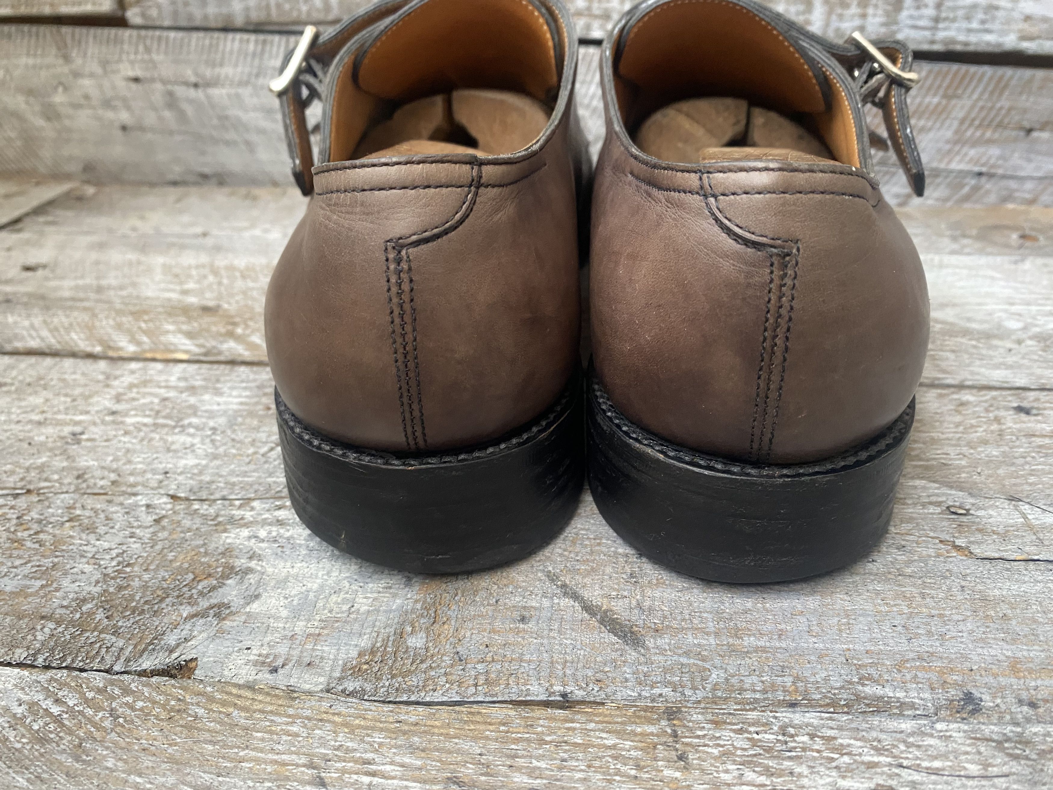 Designer × John Lobb John lobb william ii double monk strap leather boots Uk7EE Size US 8 / EU 41 - 7 Thumbnail