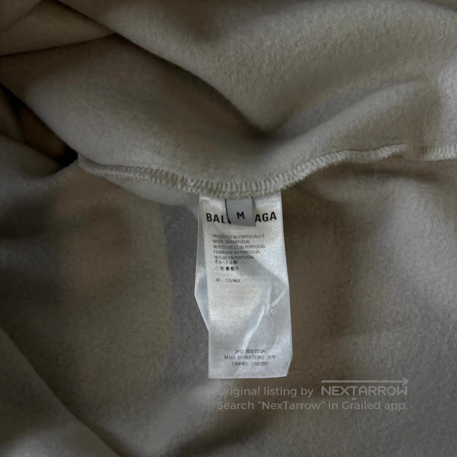 Balenciaga White Sleeveless Hooded Top Size M. Size US M / EU 48-50 / 2 - 3 Thumbnail