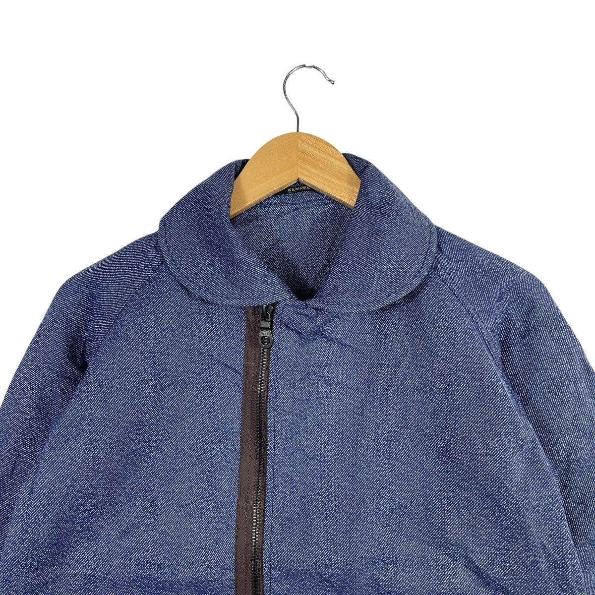 Vintage KEMPEL Denim Zip Jacket (Made in Japan) Size US L / EU 52-54 / 3 - 2 Thumbnail
