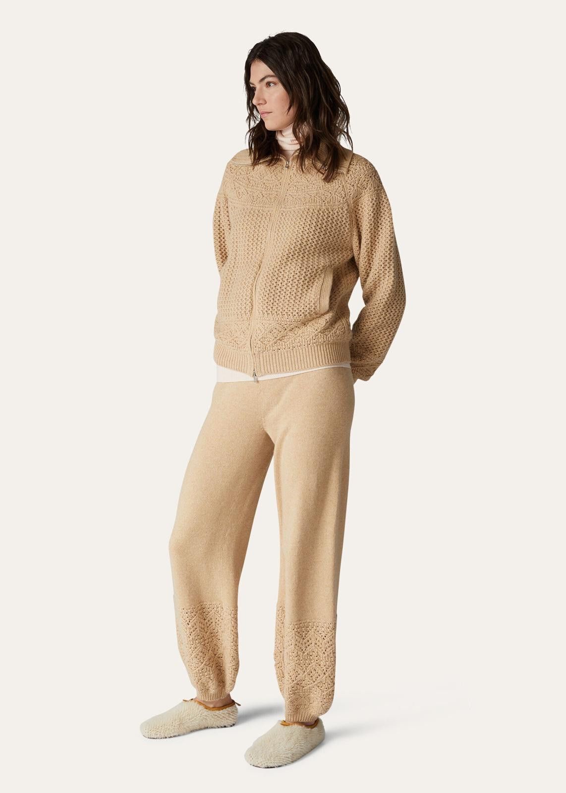 Loro Piana o1srvl11e1224 Engadin Cashmere Pant in Camel Size 28" / US 6 / IT 42 - 3 Thumbnail