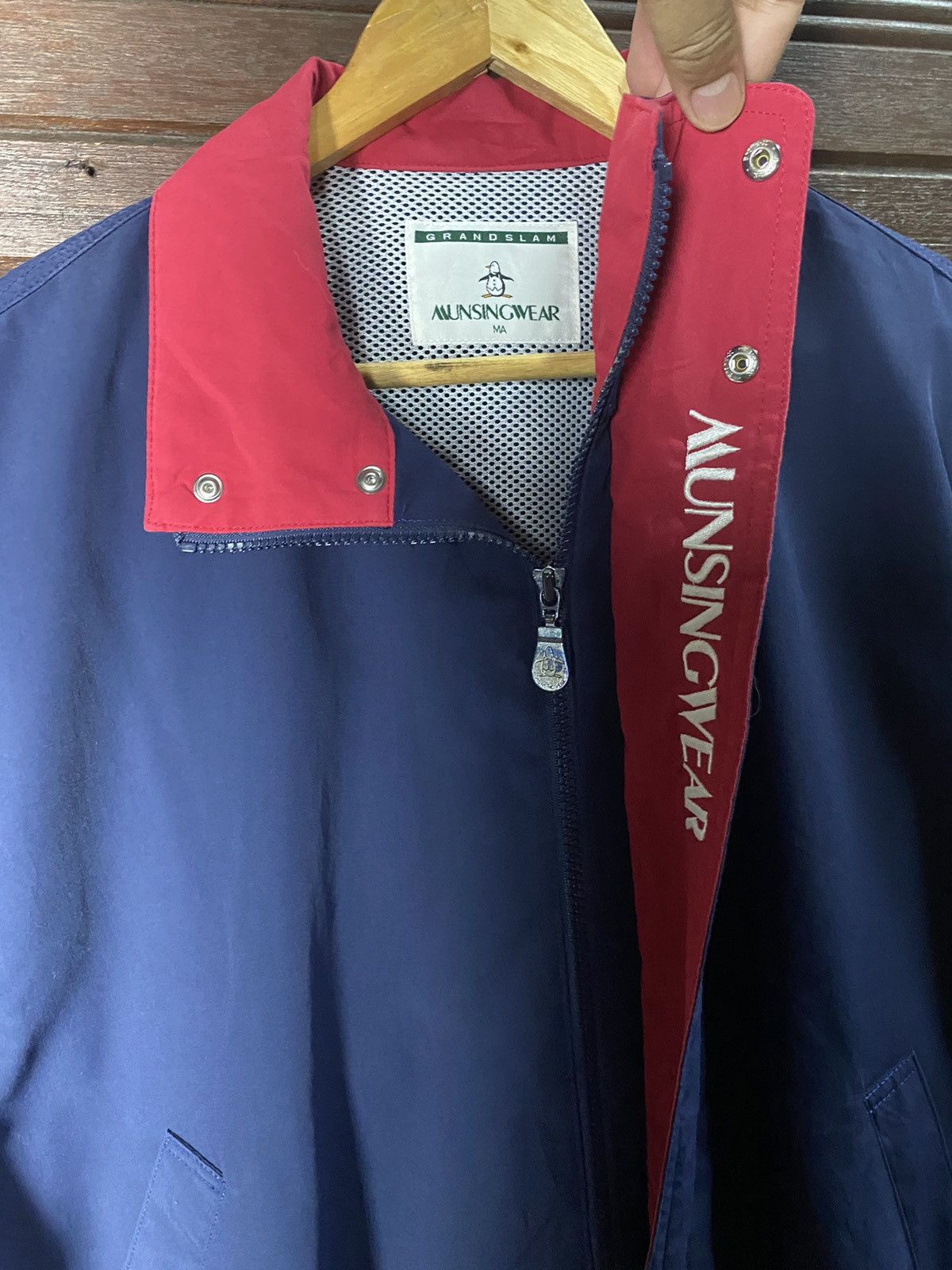 Grand Slam × Japanese Brand × Vintage Vintage Grand Slam Nylon Zipper Jacket Size US M / EU 48-50 / 2 - 7 Thumbnail