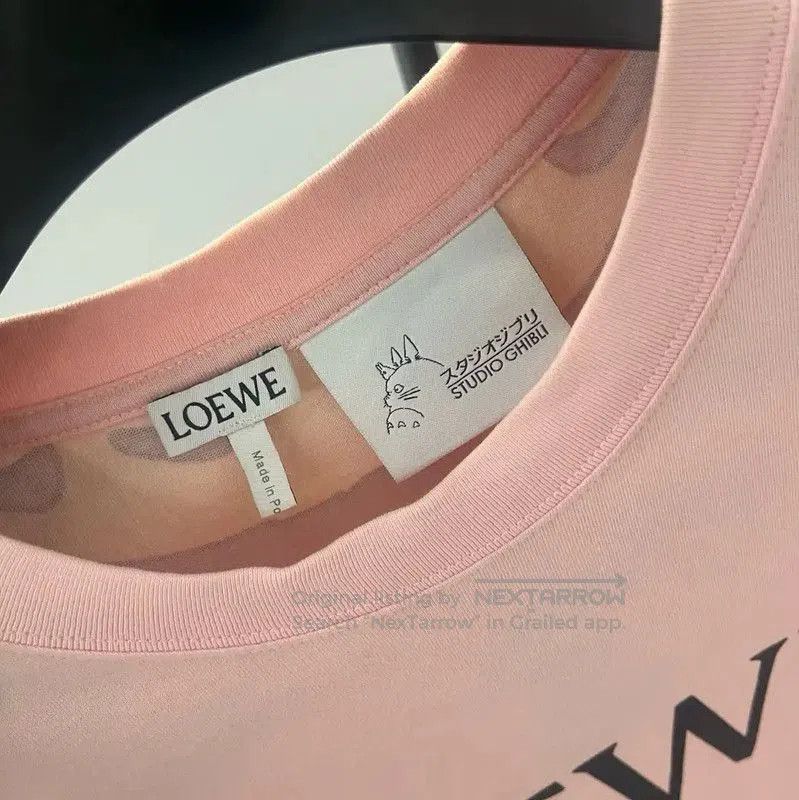 Loewe Loewe Summer Pink Cotton T-Shirt . Size S / US 4 / IT 40 - 3 Thumbnail