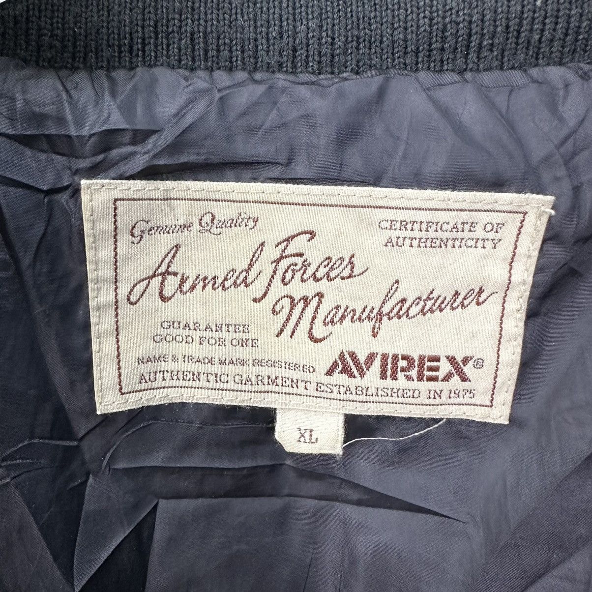 Avirex Vintage Avirex Air Force Bomber Puffer Jacket Z142 Size US XL / EU 56 / 4 - 12 Thumbnail
