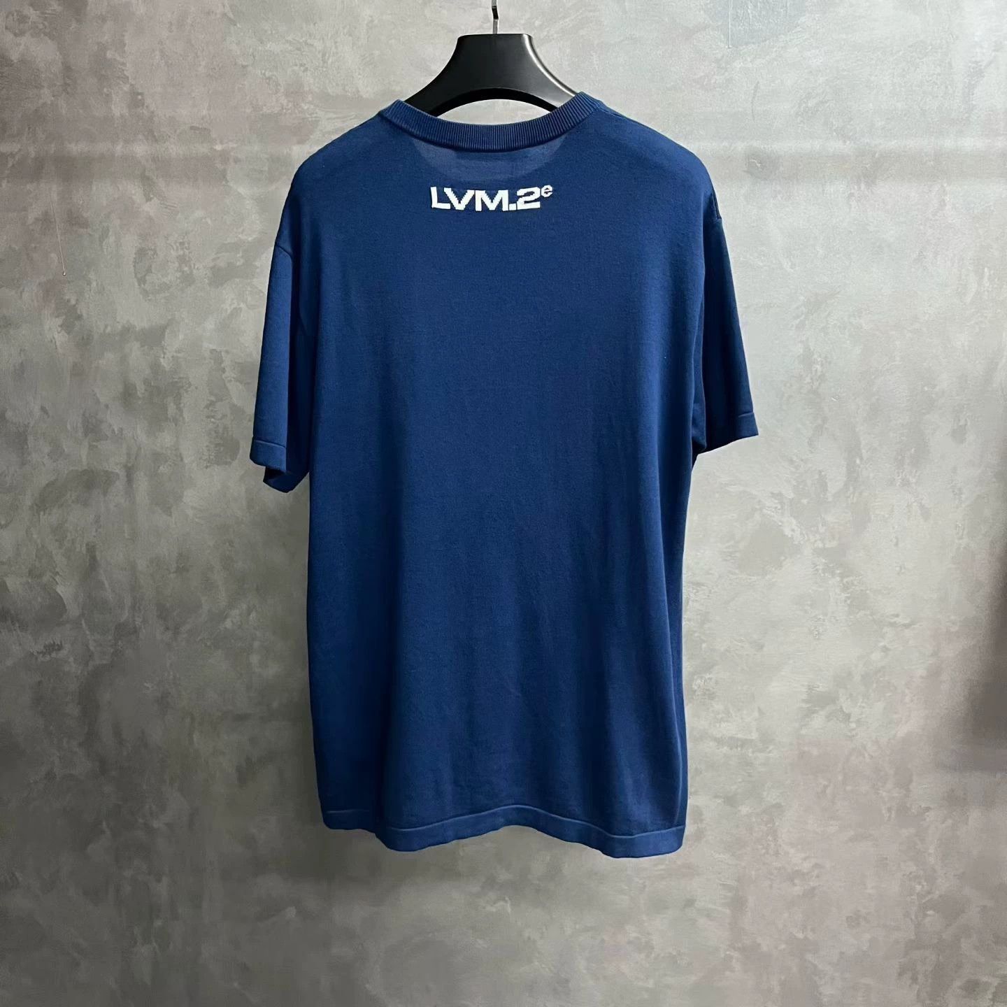 Louis Vuitton louis vuitton blue logo printed t-shirt Size US L / EU 52-54 / 3 - 5 Thumbnail