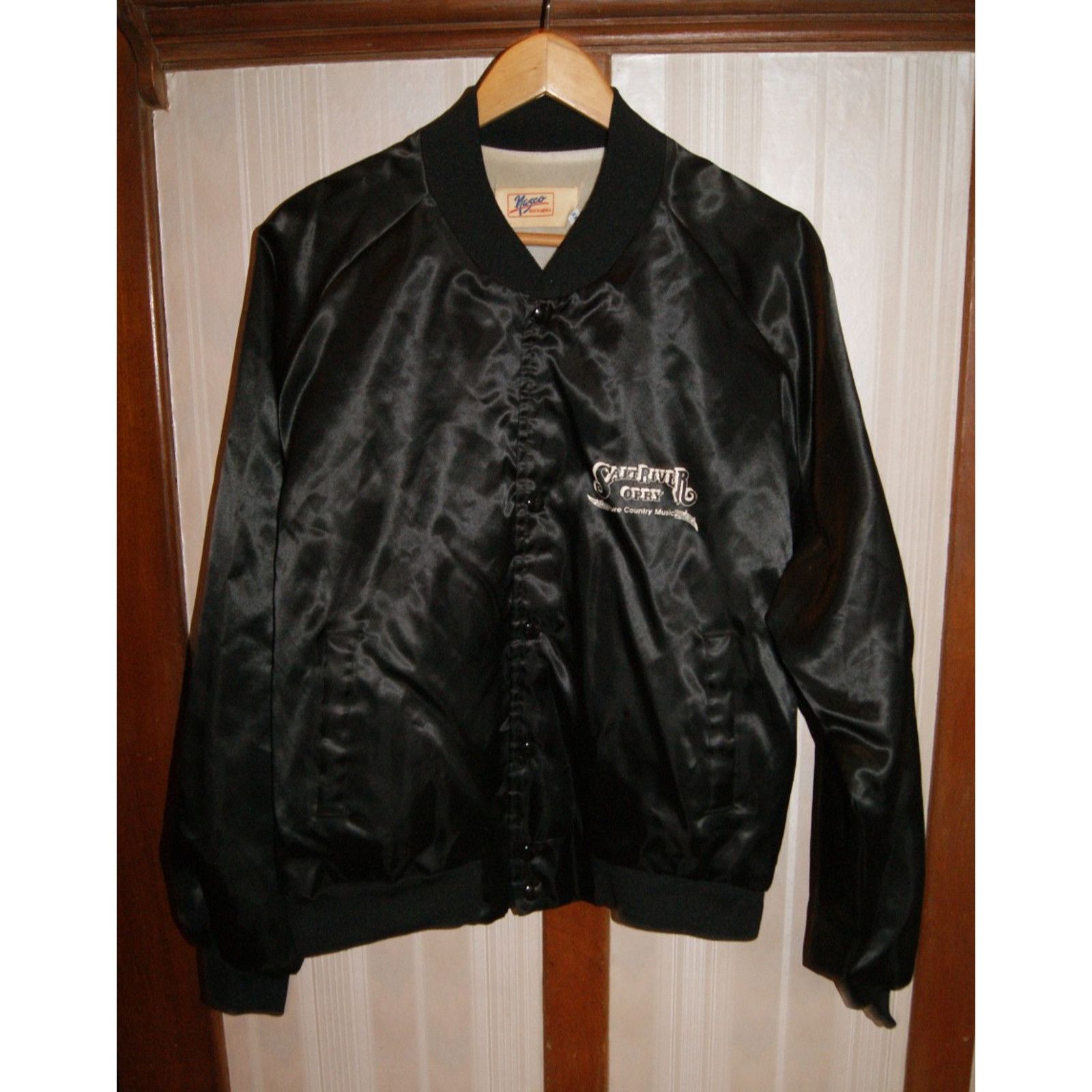 Vintage VTG Salt River Opry Country Music 2XL Satin Bomber Jacket Size US XXL / EU 58 / 5 - 3 Thumbnail