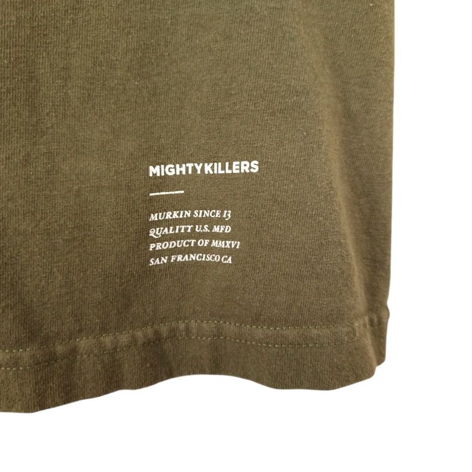 Vintage Mighty Killers T Shirt Mens Large Green Streetwear Made In USA Size US L / EU 52-54 / 3 - 5 Thumbnail