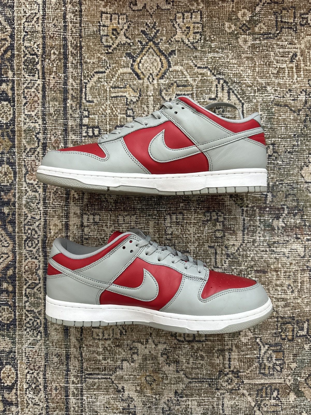Nike ULTRAMAN Dunk “varsity red” x “silver” Size US 12 / EU 45 - 2 Thumbnail