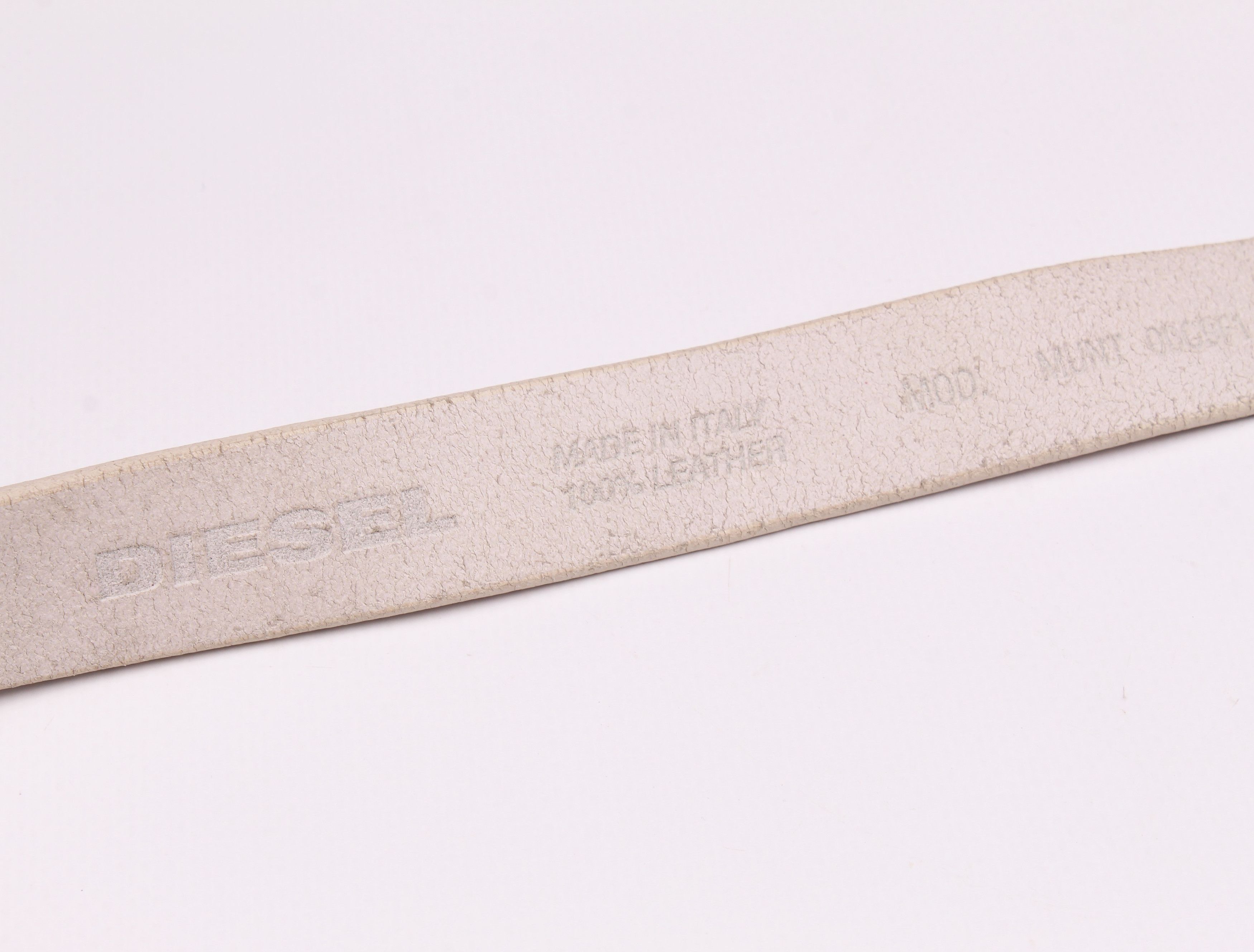 Diesel Vintage Diesel Leather Grunge Belt Size ONE SIZE - 4 Thumbnail