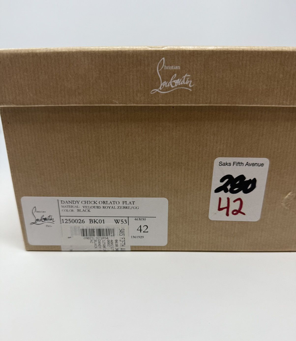 Christian Louboutin Christian Louboutin Dandy Chick Black Velvet Glitter Loafers Size US 9 / EU 42 - 8 Thumbnail