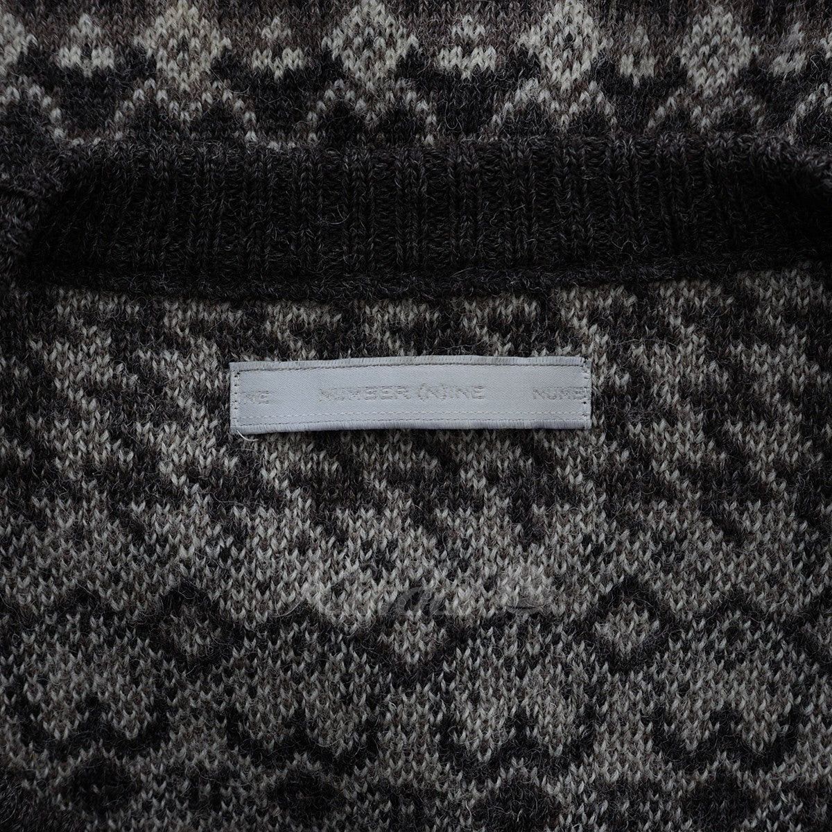 Number (N)ine Number (N)ine 02AW pattern crew glue zip cardigan Size US M / EU 48-50 / 2 - 7 Thumbnail