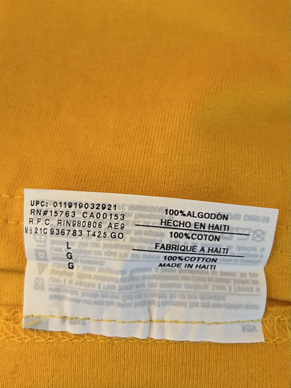 DENIM TEARS × Pyrex Vision Pyrex Vision x Denim Tears Tee Size US L / EU 52-54 / 3 - 4 Thumbnail