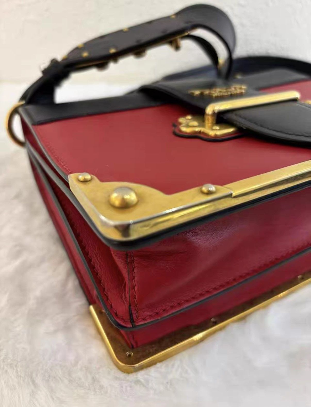 Prada Prada Cahier Royal Series Color-block Box Bag J38 Size ONE SIZE - 5 Thumbnail