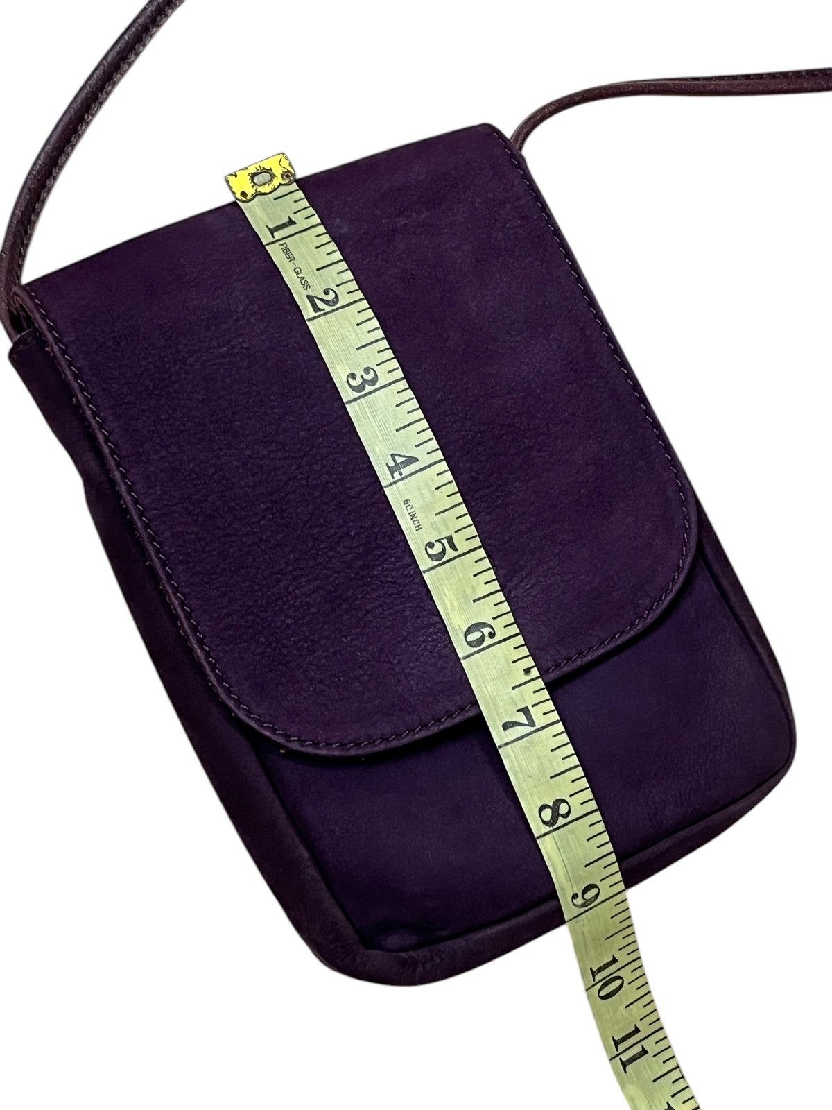 Genuine Leather ARCHE ADILY PURPLE NUBUCK LEATHER CROSSBODY SMALL BAG Size ONE SIZE - 9 Thumbnail