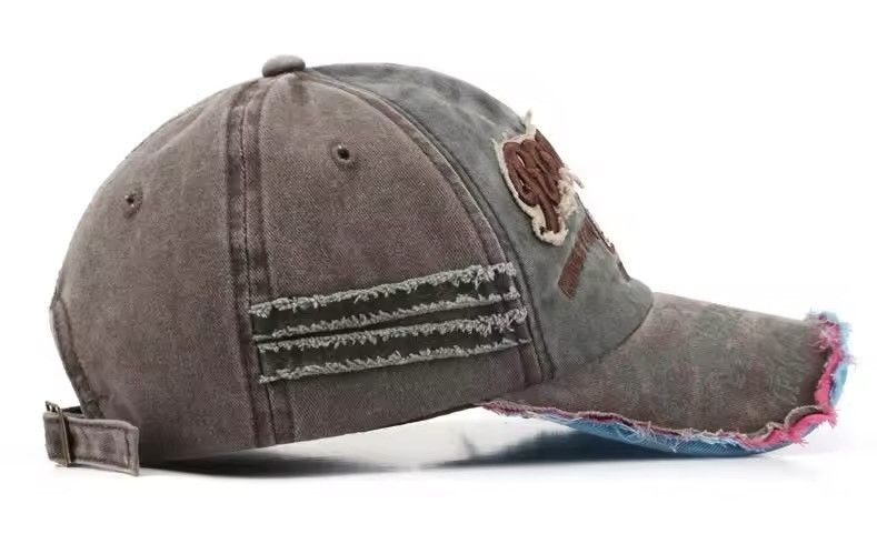 Vintage Letter Embroidery Baseball Cap Size ONE SIZE - 3 Thumbnail