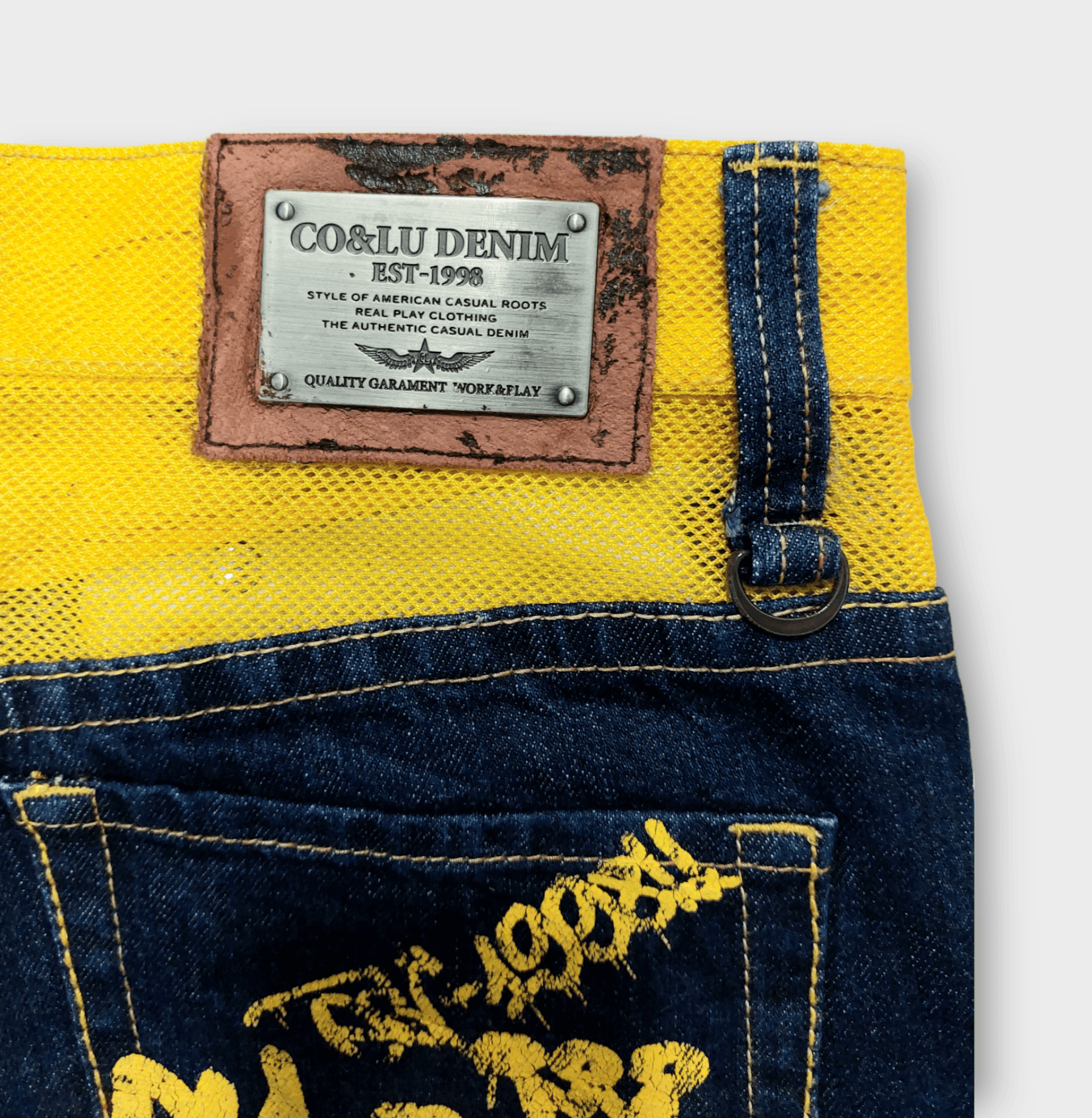 Japanese Co & Lu Pocket Logo Jeans