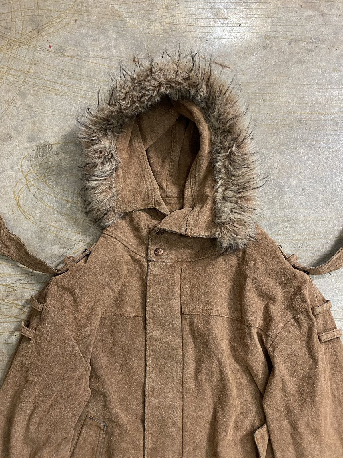 Beauty Beast Vtg OZONE ROCKS Hysteric suede leather fur jacket Size US S / EU 44-46 / 1 - 2 Thumbnail
