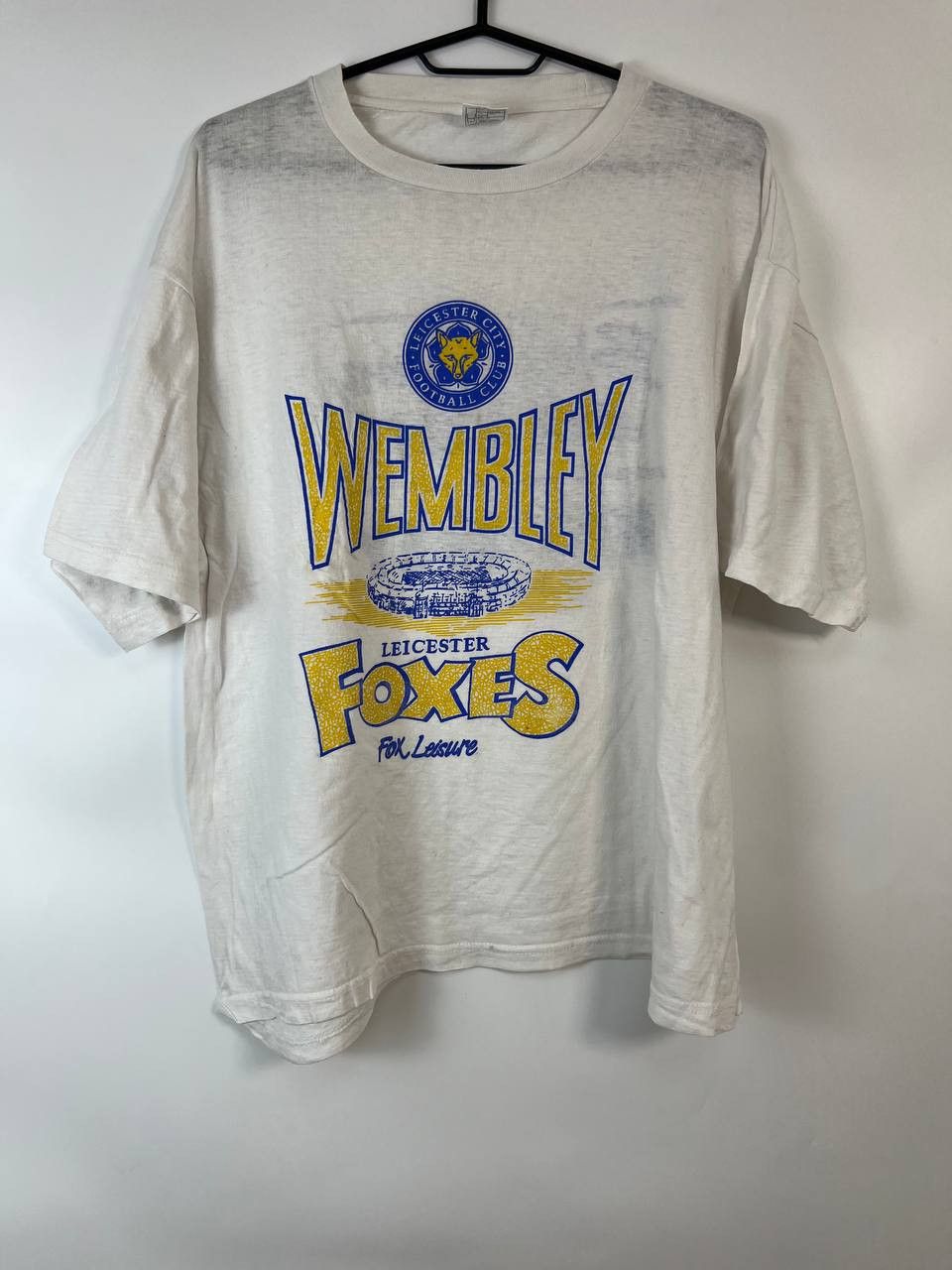 Gear for Sports LEICESTER CITY WEMBLEY 1996 SHIRT ARMY FOXES VINTAGE Size S Size US S / EU 44-46 / 1 - 1 Thumbnail