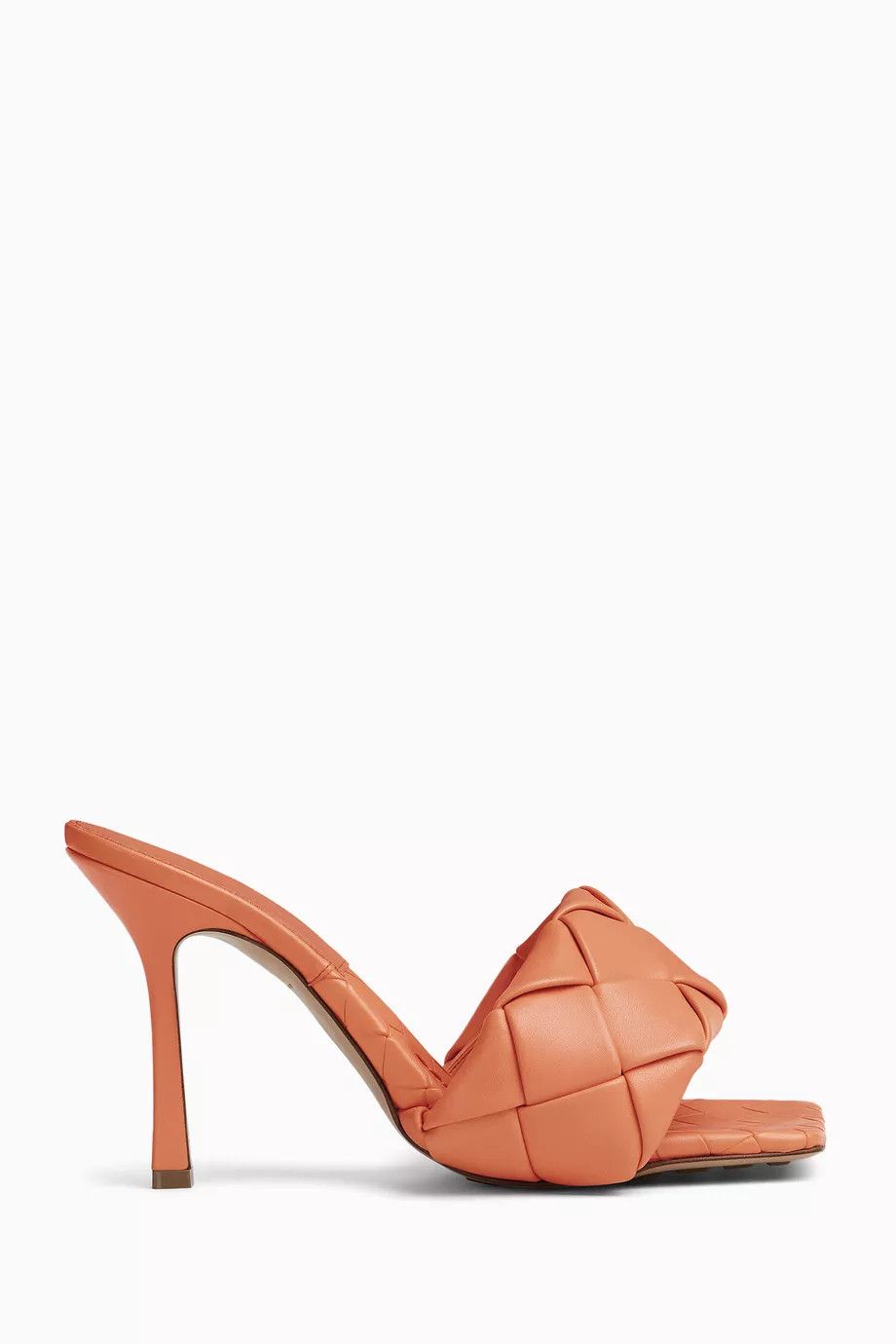 Bottega Veneta o1loc1c0824 608854 Lido Mules in Orange Size US 11 / IT 41 - 1 Thumbnail
