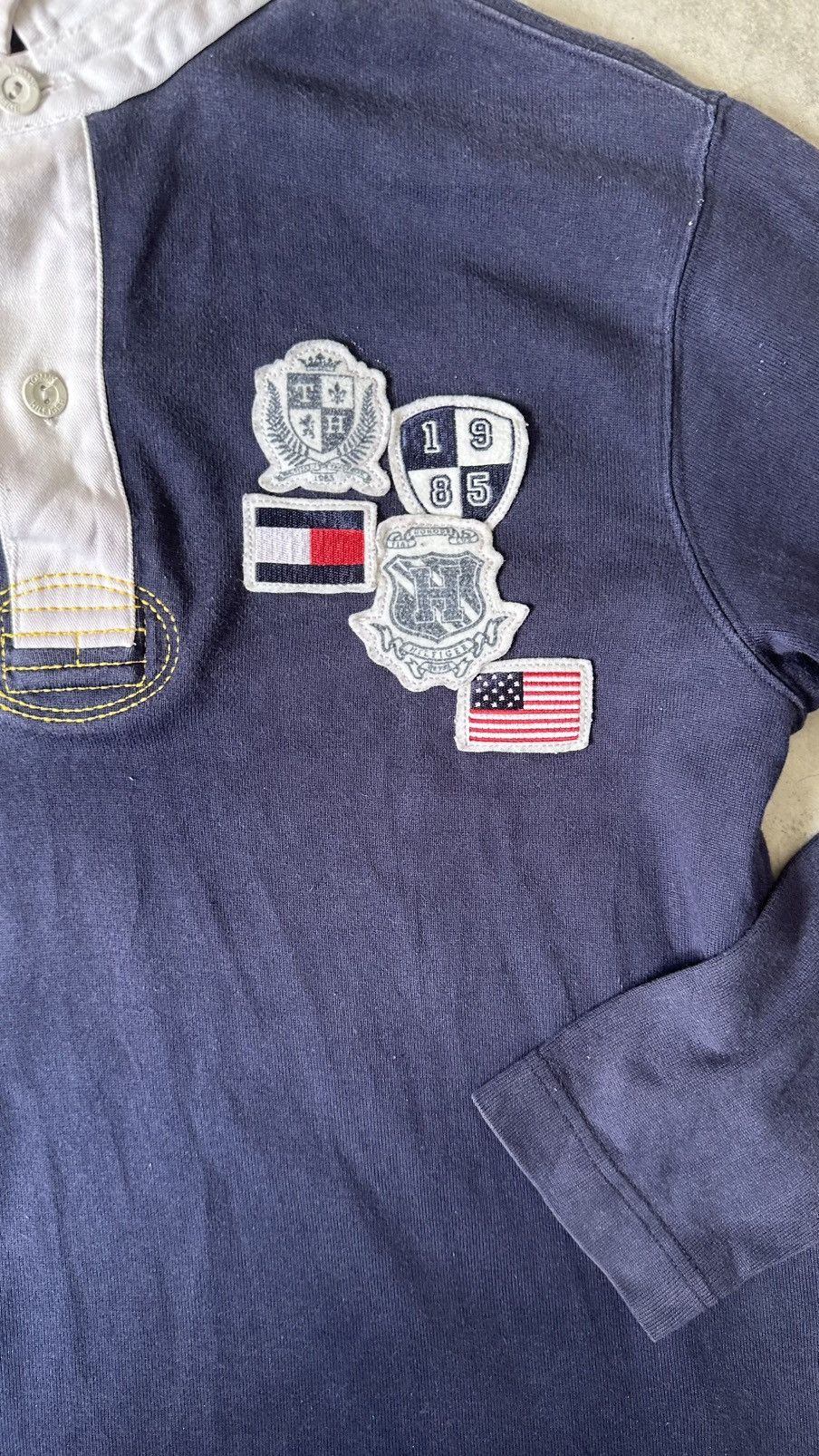 Tommy Hilfiger TOMMY HILFIGER DOUBLE LAYER RUGBY POLO TEE Size US M / EU 48-50 / 2 - 2 Thumbnail