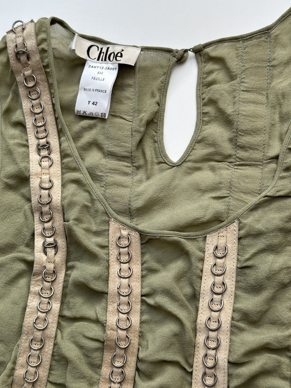 Chloe Archive Chloé Phoebe Philo silk top Size M / US 6-8 / IT 42-44 - 6 Thumbnail