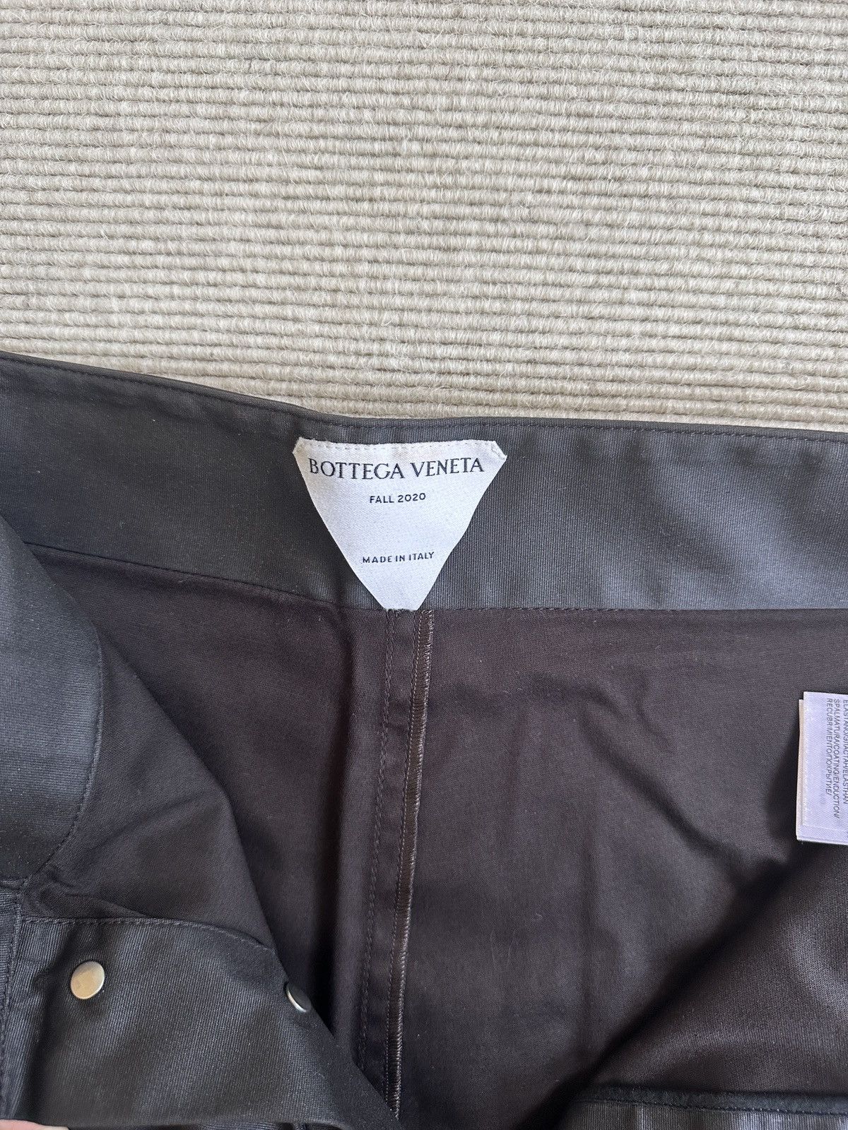 Bottega Veneta BOTTEGA VENETA Brown Coated Cotton Trousers FW20 Size 46 Size US 30 / EU 46 - 6 Thumbnail