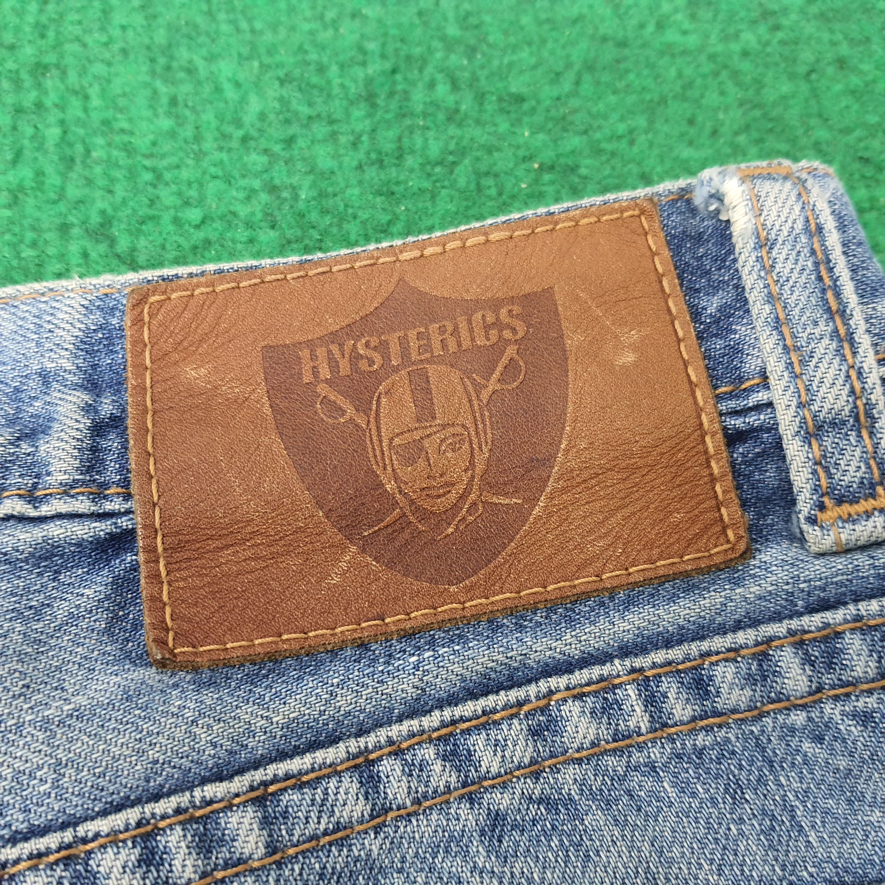 Hysteric Glamour Vintage Hysterics Raider Japan Custom Logo Jeans C258N6 Size US 27 - 3 Thumbnail