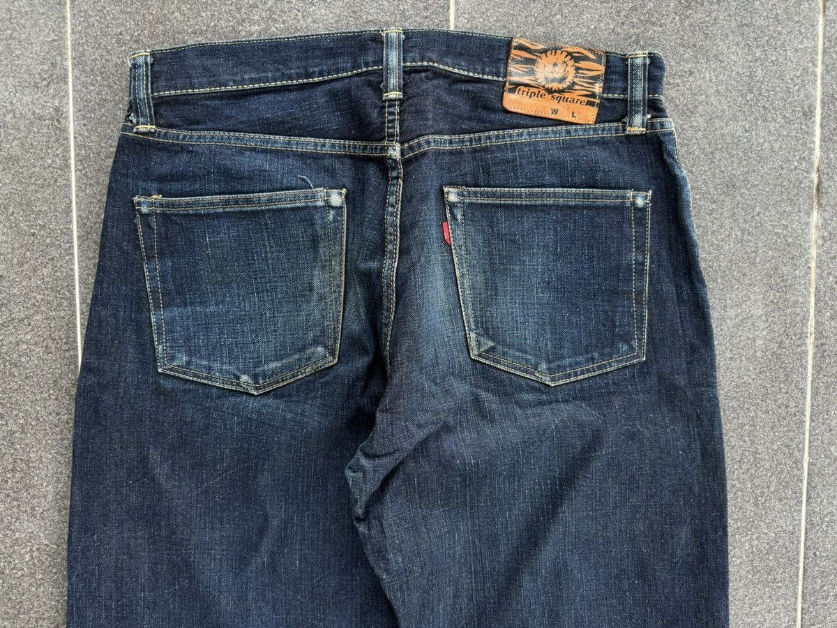 Japanese Brand Vintage Triple Square Selvedge Distressed Denim Size US 33 - 12 Thumbnail