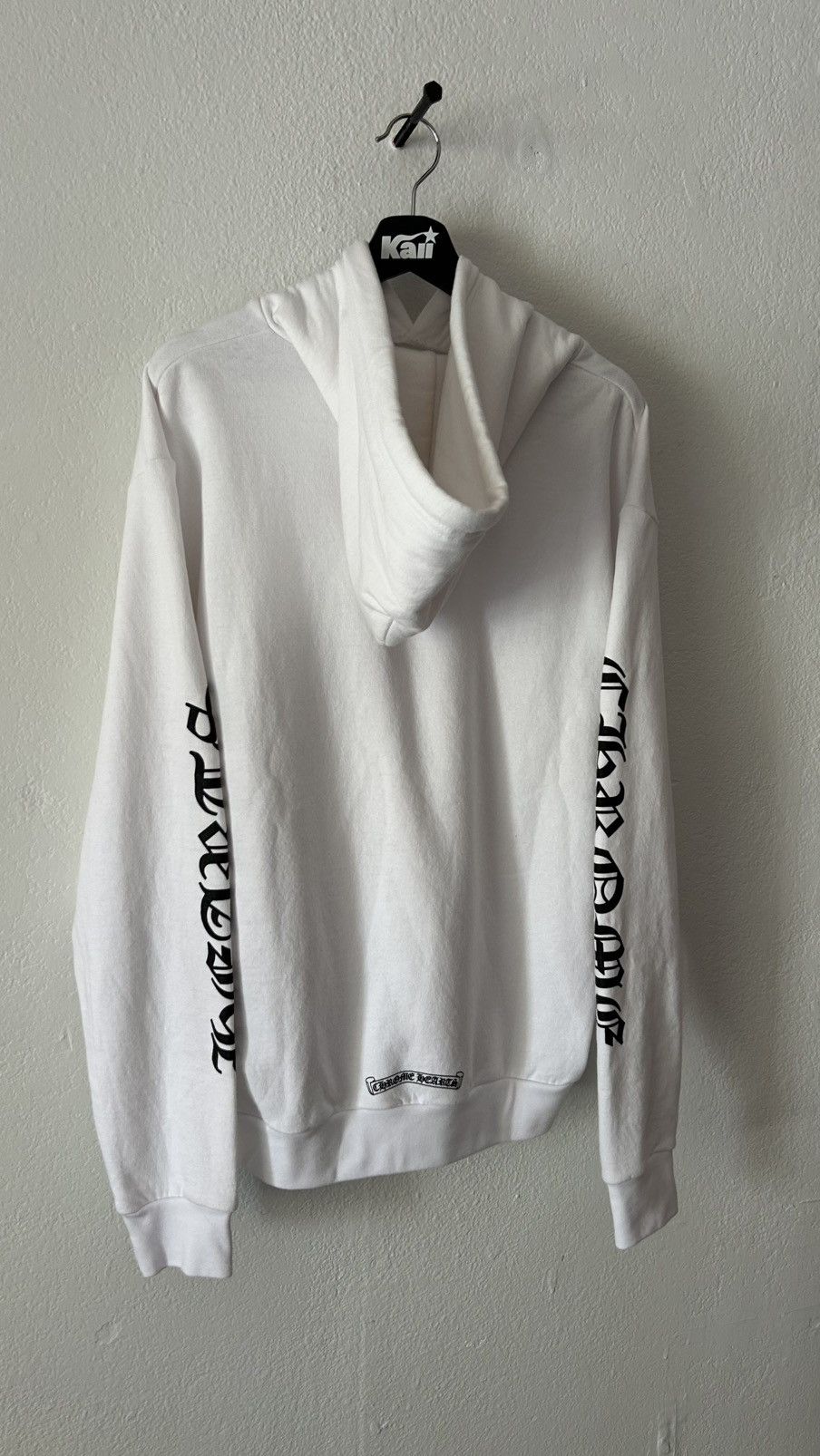 Chrome Hearts Chrome Hearts White Vertical Logo Hoodie Size US M / EU 48-50 / 2 - 5 Thumbnail