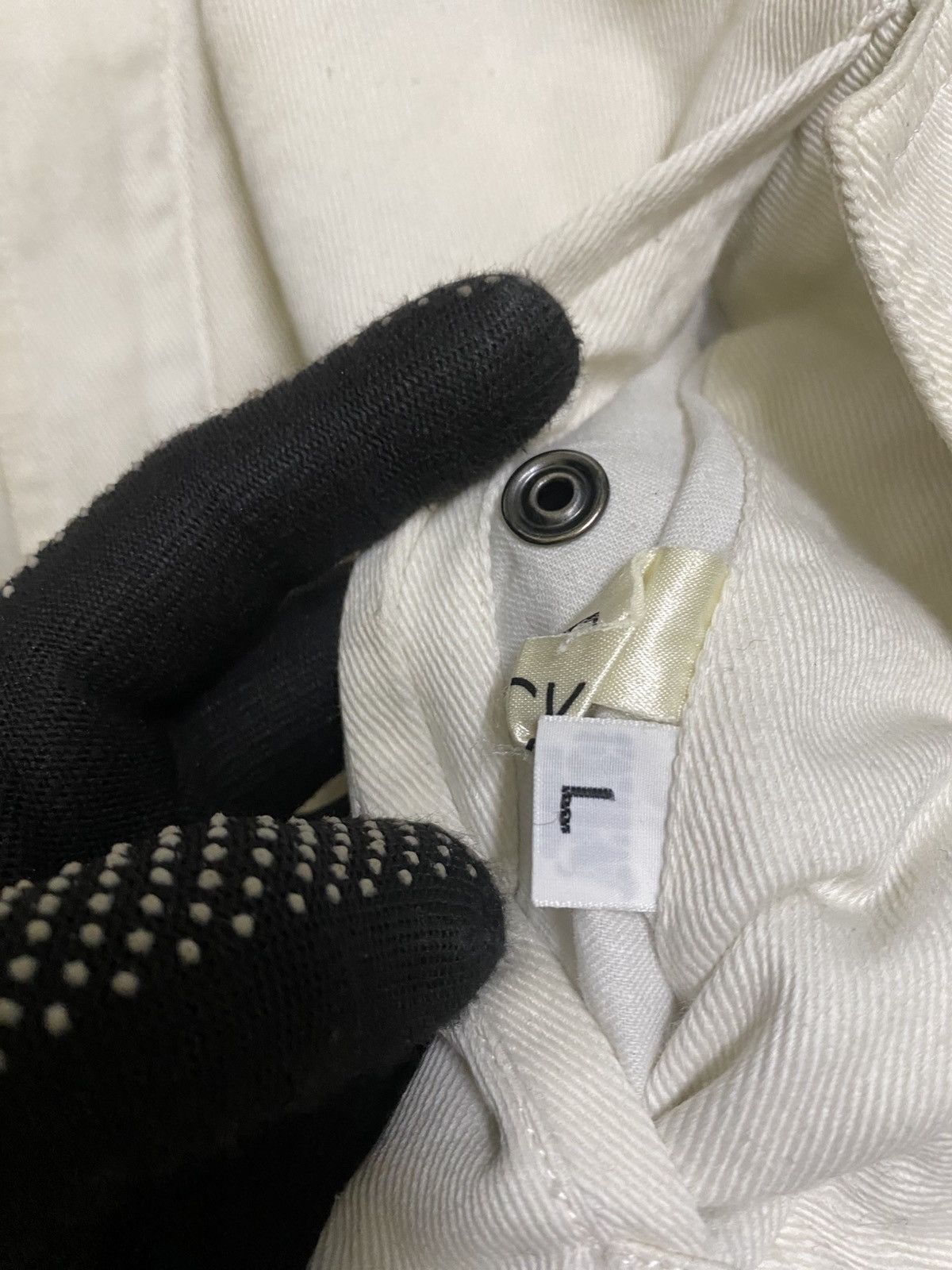 Japanese Brand Imperial RAIKA White Varsity Bomber Jacket BLACKPIA Size US L / EU 52-54 / 3 - 7 Thumbnail