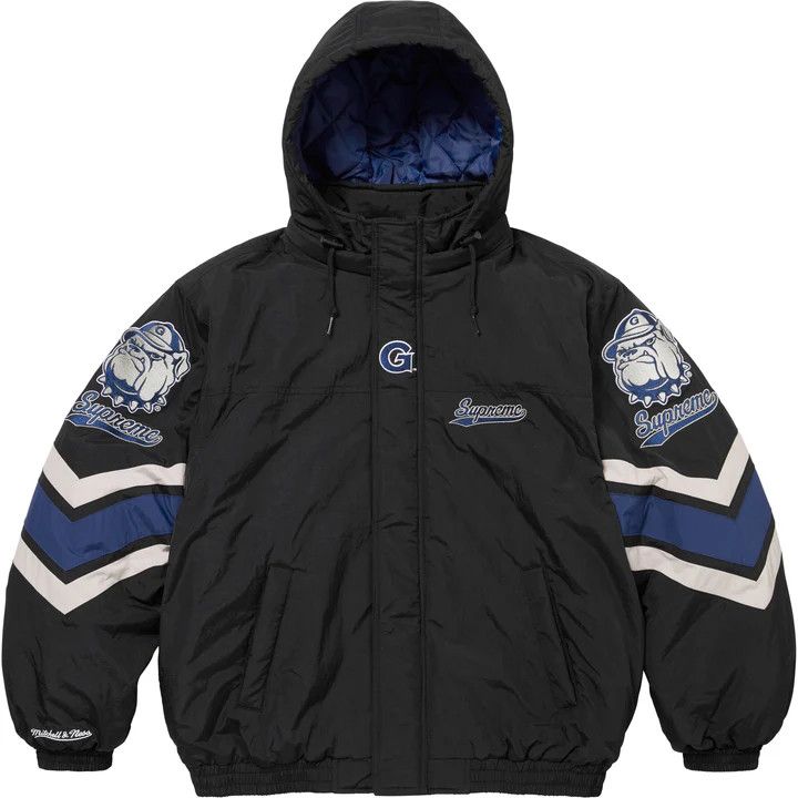 Mitchell & Ness × Supreme Supreme®/Mitchell & Ness NCAA Hooded Stadium Jacket Size US L / EU 52-54 / 3 - 5 Thumbnail